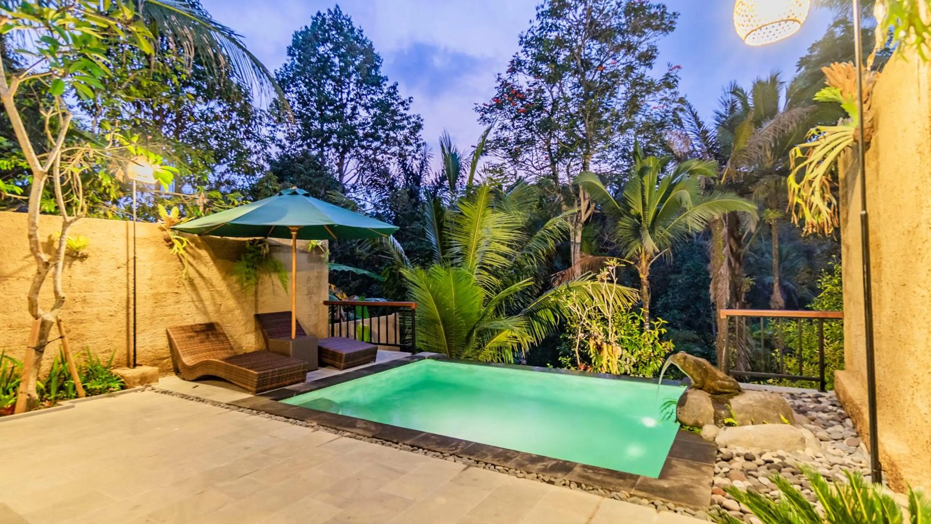 Natural landscape in Uma Kakul Villas