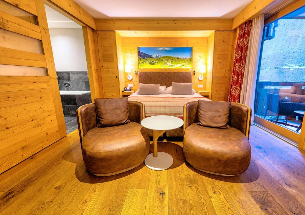Seating area in Nendaz 4 Vallées & SPA 4* Superior