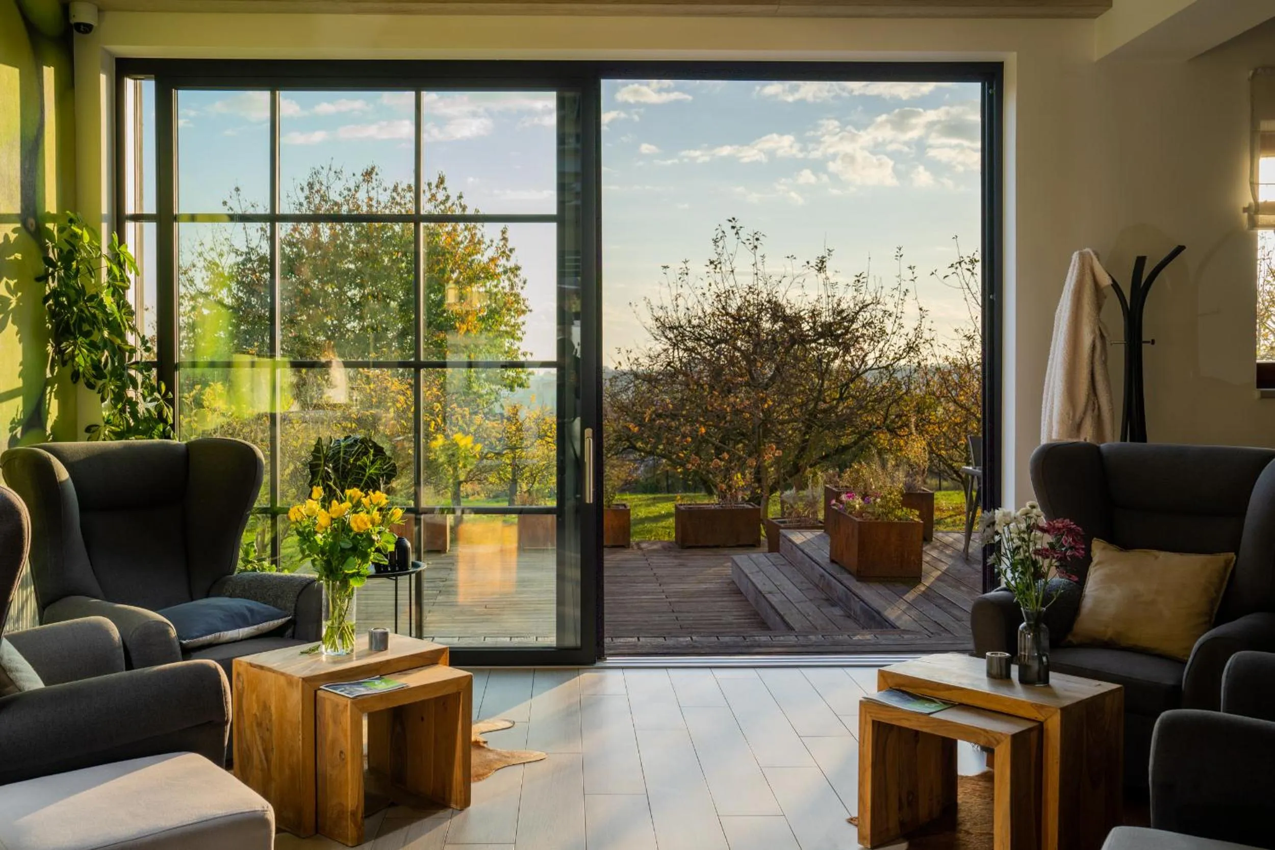 Seating area in Hotel Grunt