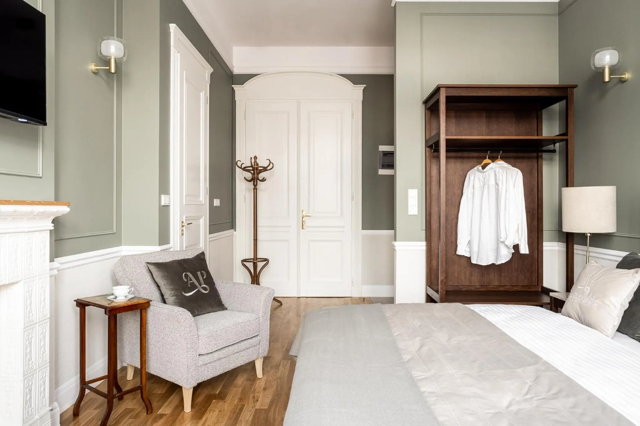 Living room, Bed in Avanti Palazzo