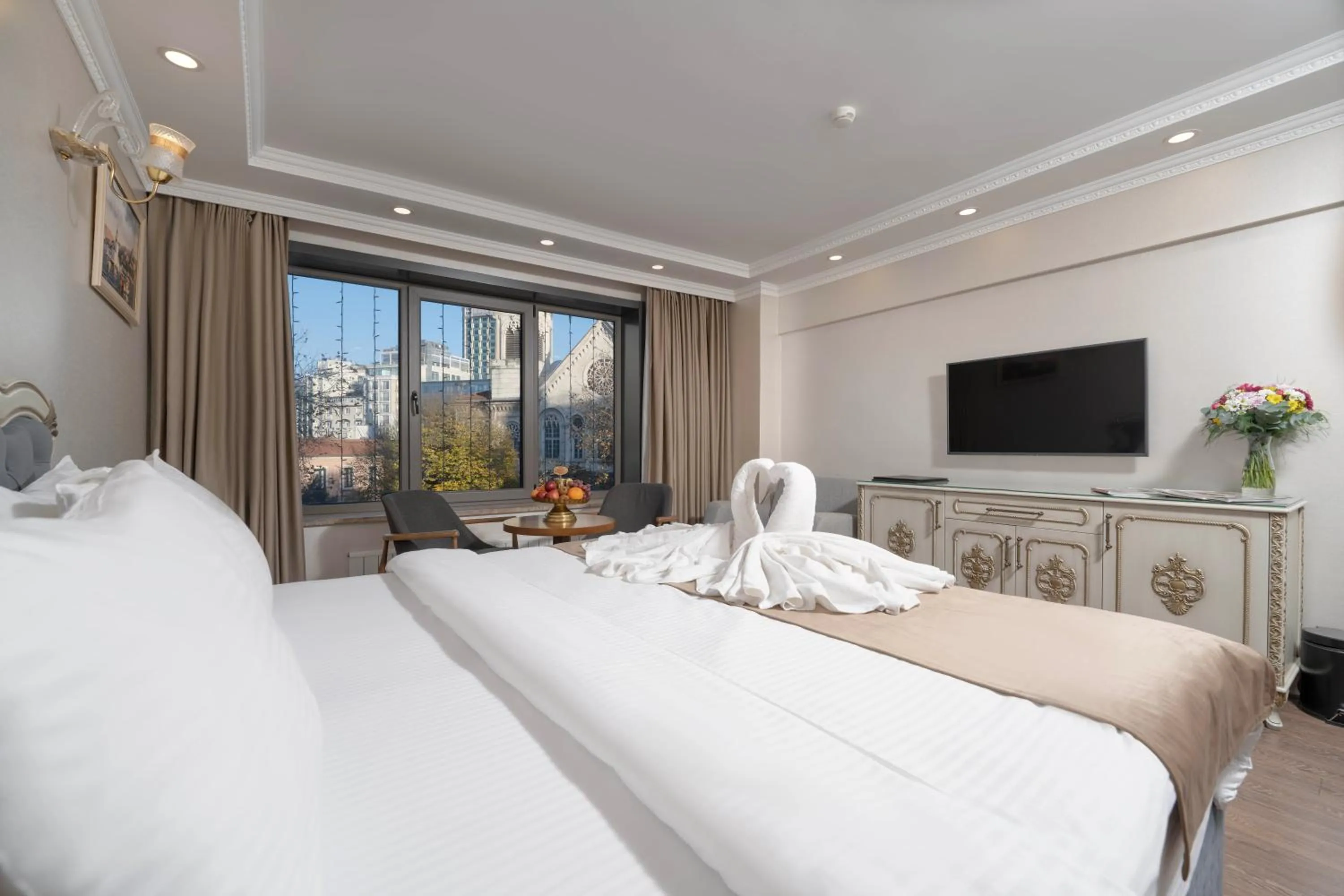 Bed in Almadina Hotel Istanbul