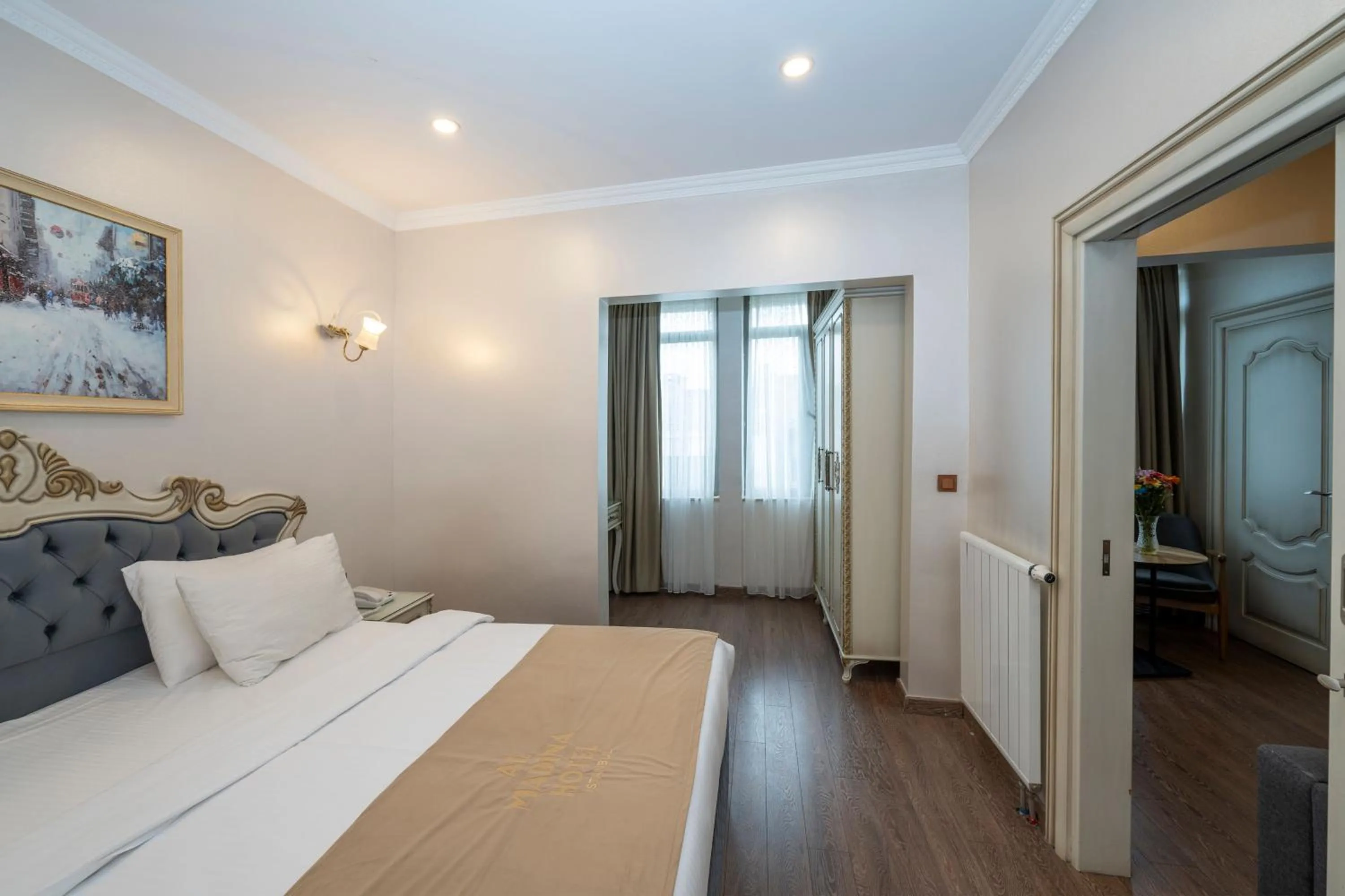 Bed in Almadina Hotel Istanbul