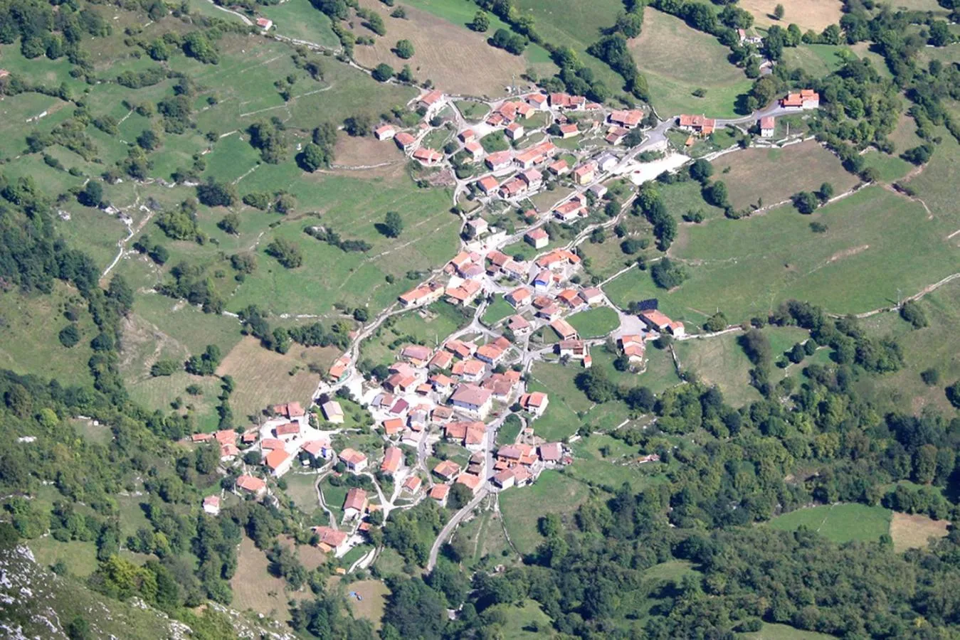 Bird's eye view in Hotel Rural Llerau