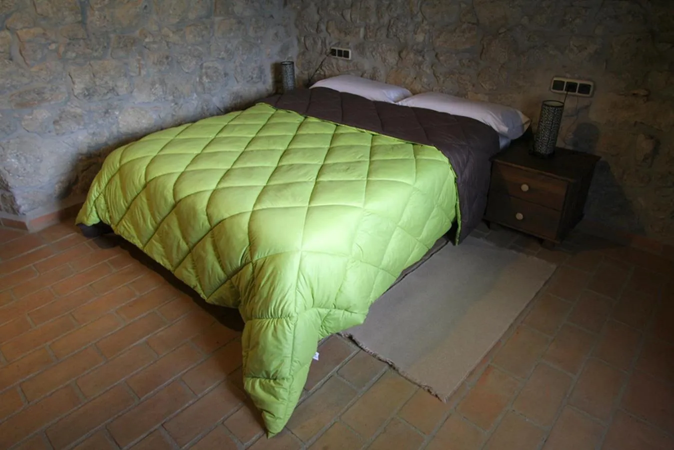 Bed in Hotel Rural Llerau