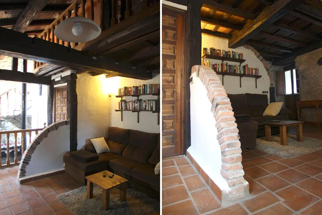 Communal lounge/ TV room in Hotel Rural Llerau