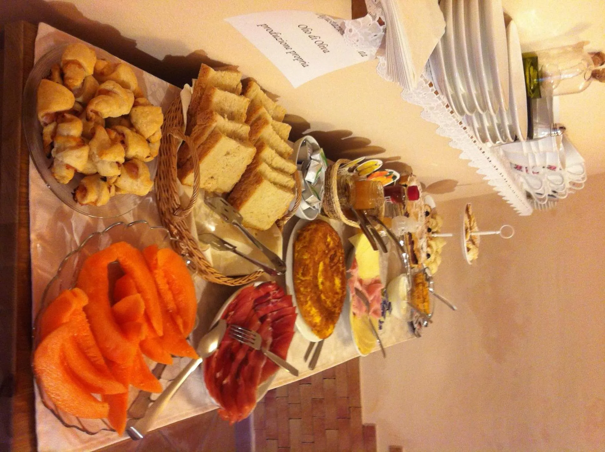 Food in Bed & Breakfast Giardini di Corte