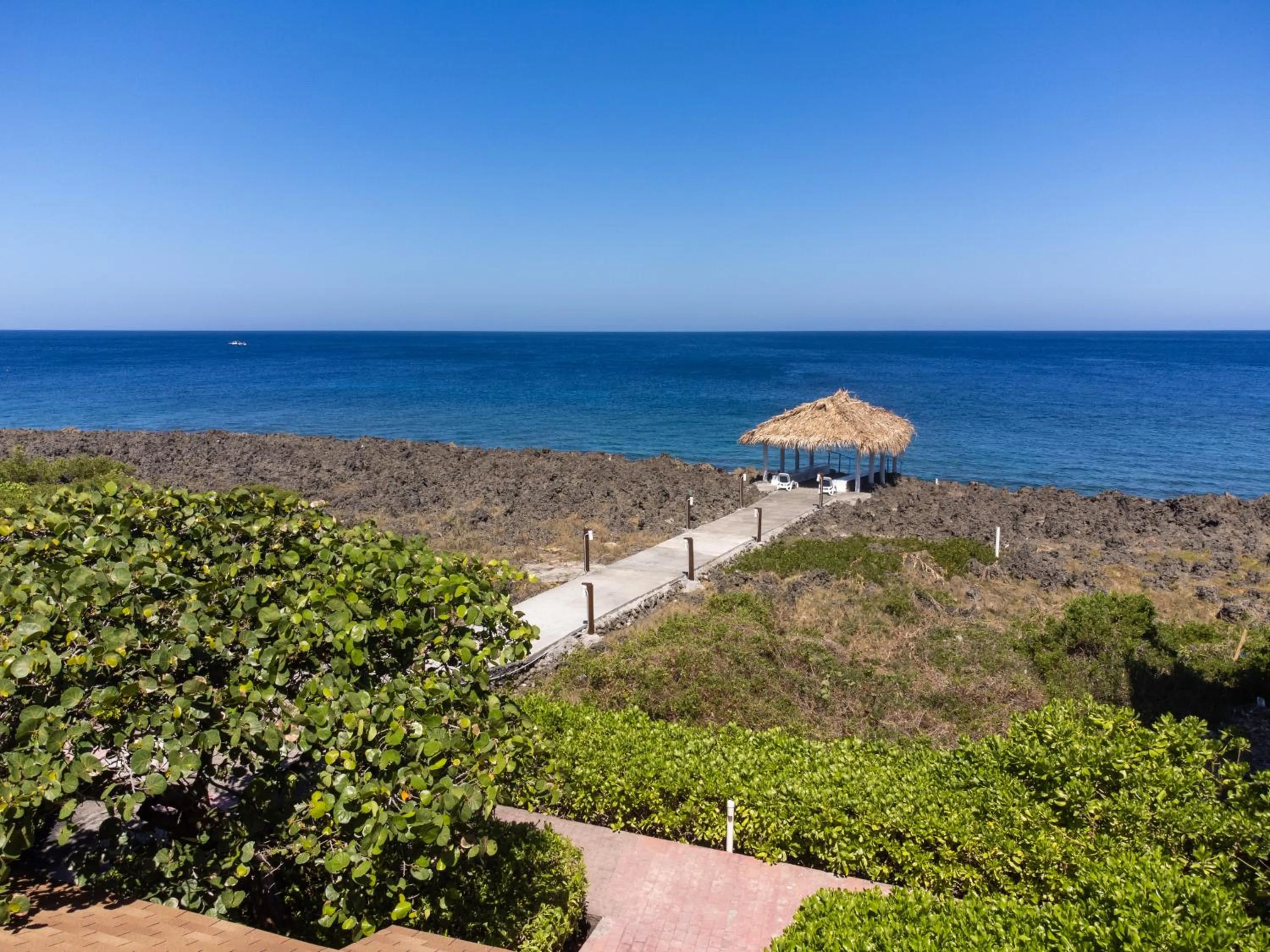 Sea view in Seagrape Plantation Resort & Dive Center