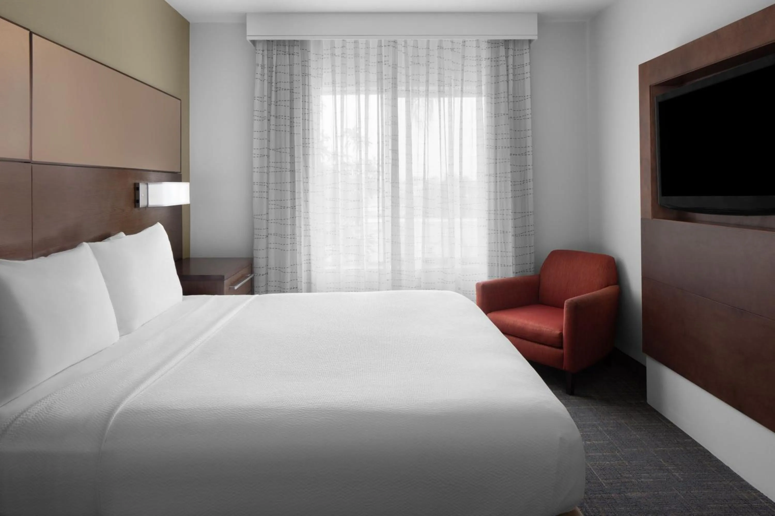 Bedroom, Bed in Residence Inn by Marriott Tustin Orange County
