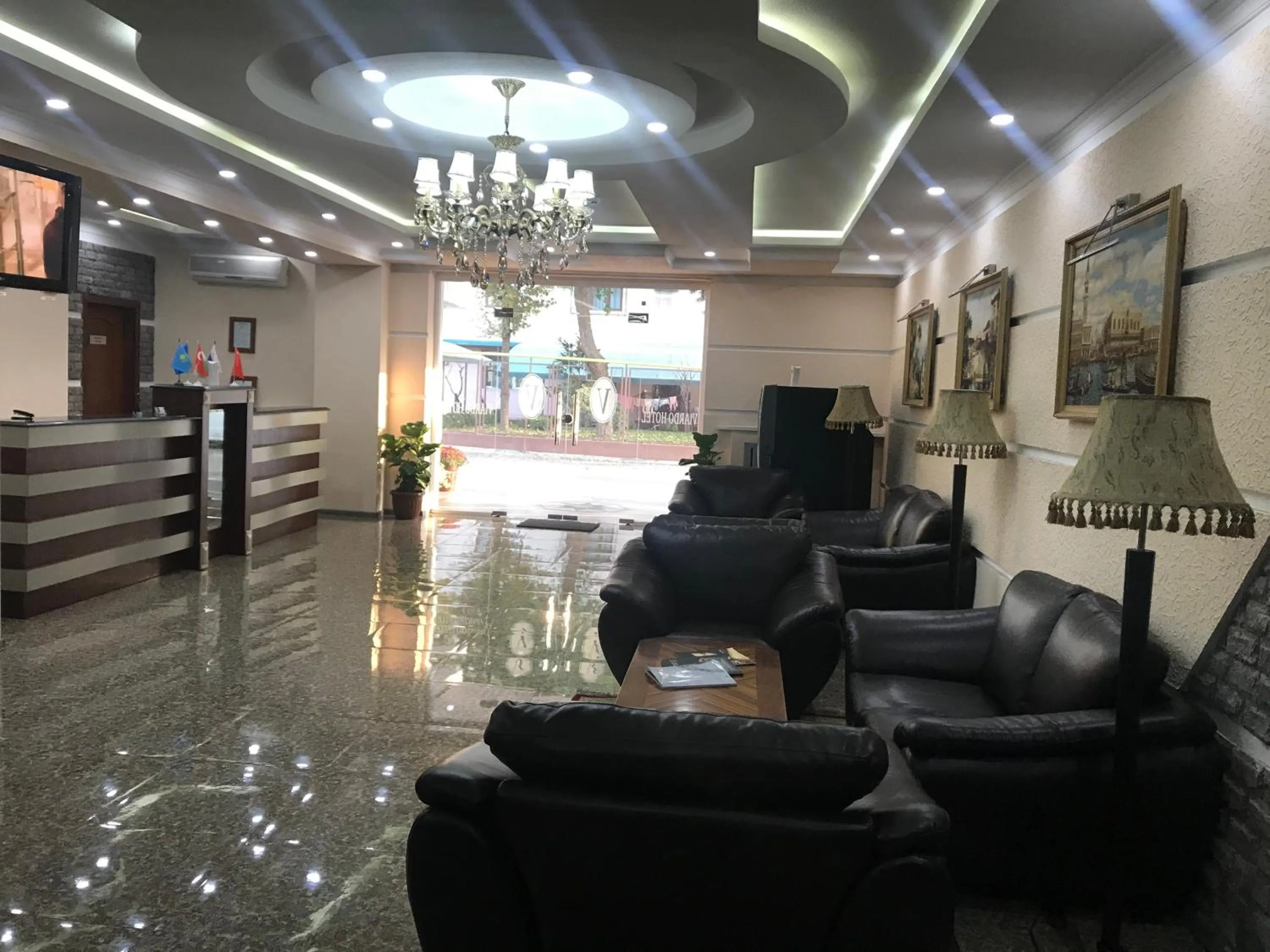 Seating area in VIARDO Hotel