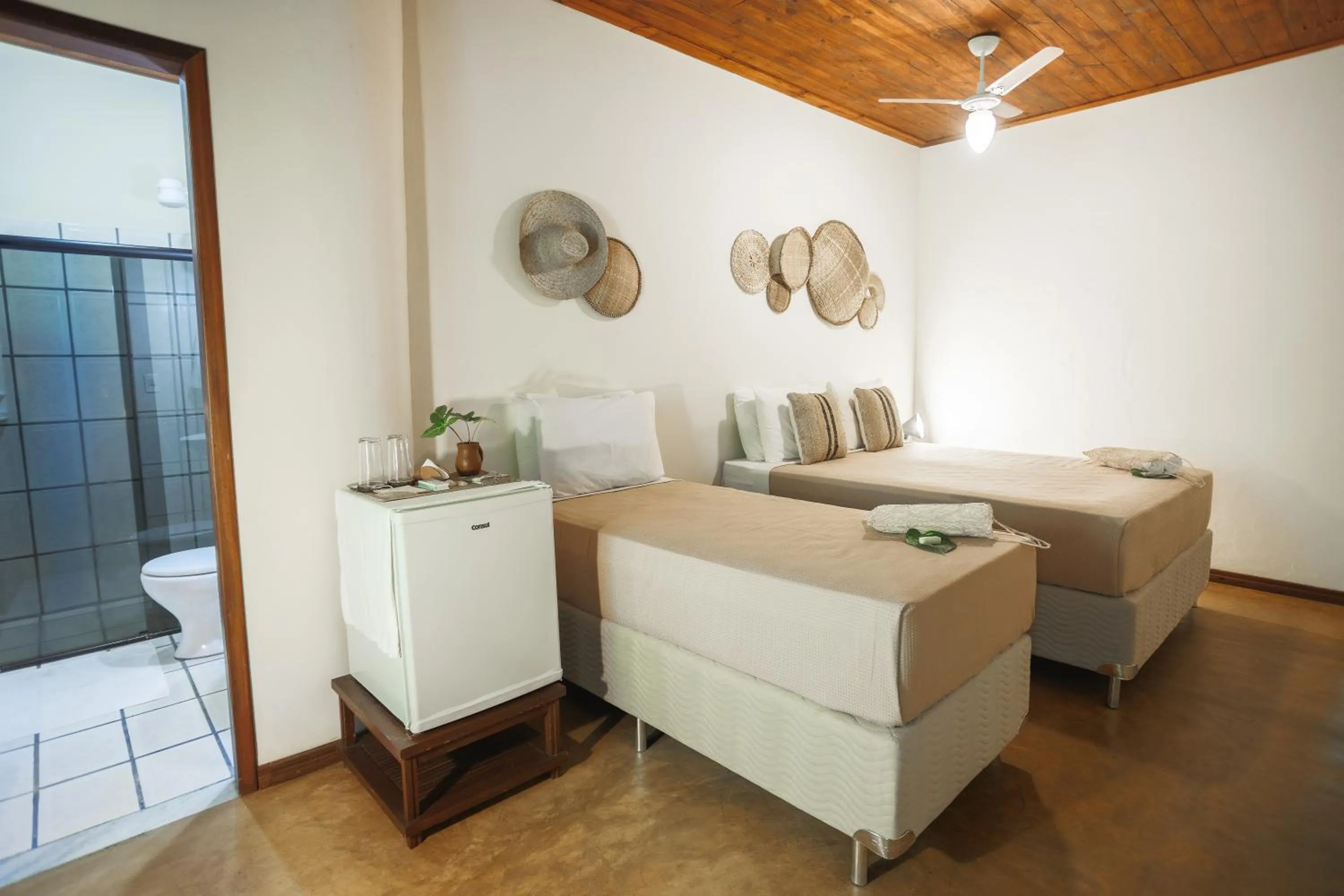 Bed in Pousada Pouso da Maré