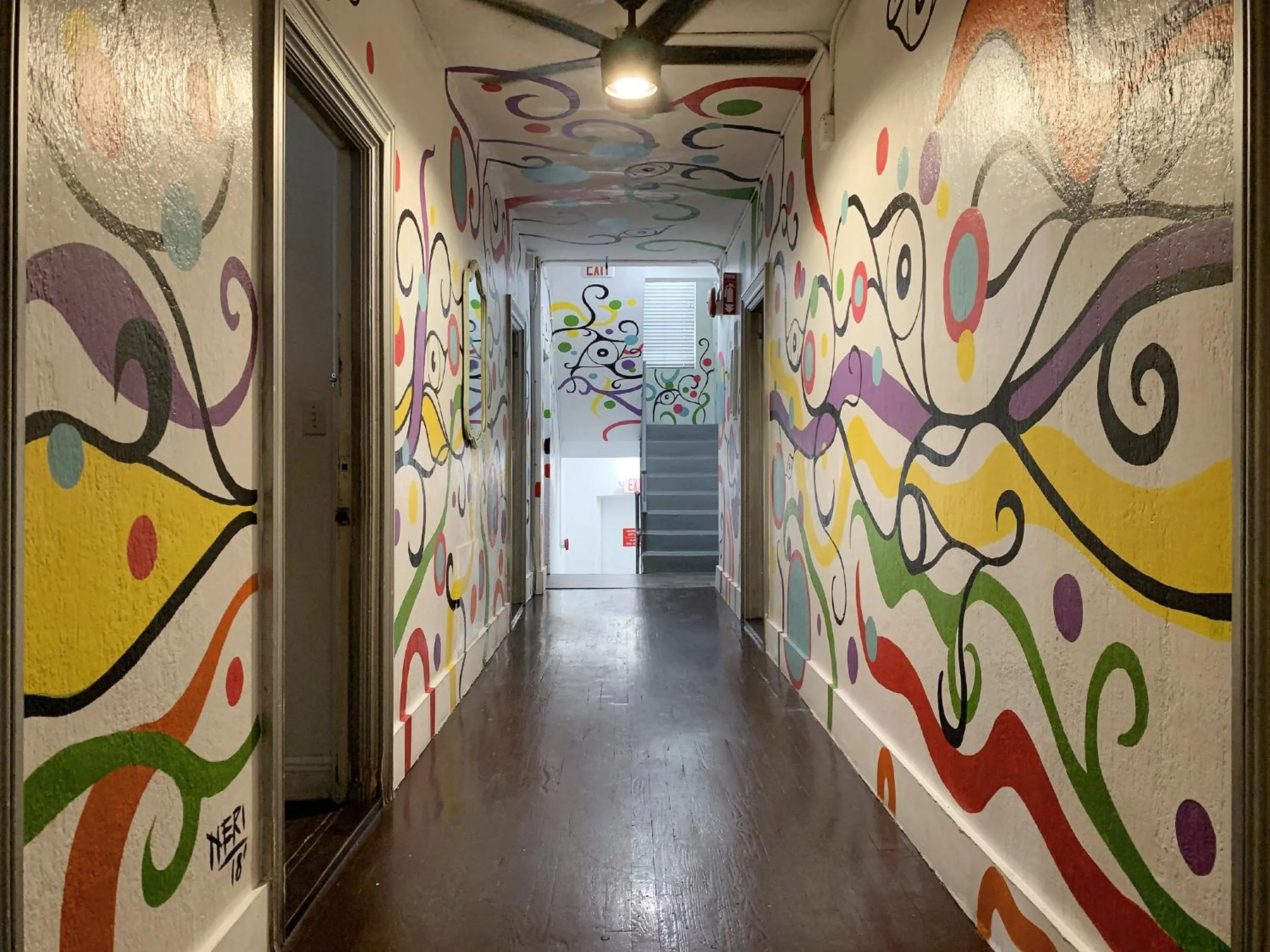 Lobby or reception in South Beach Rooms and Hostel