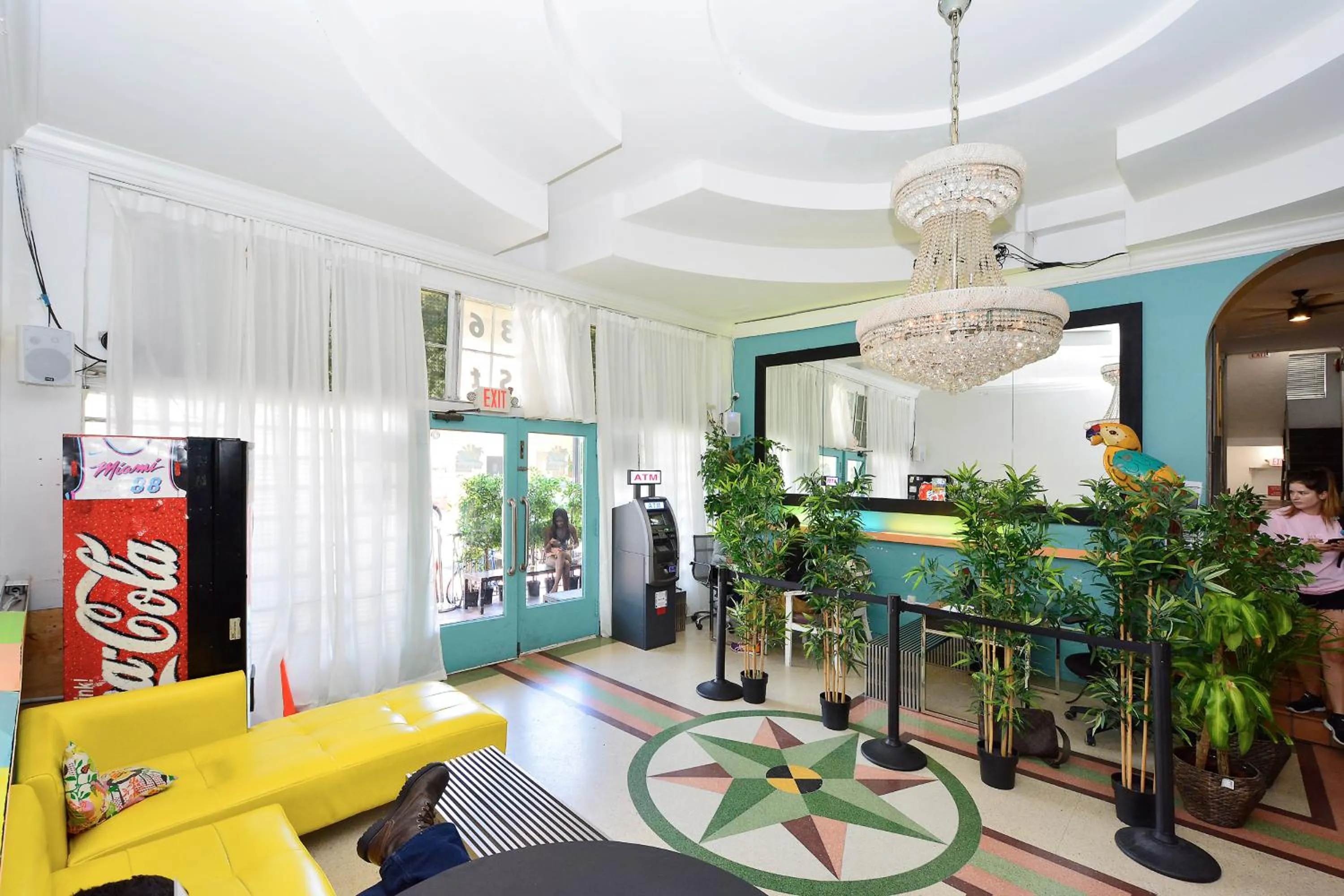 Lobby or reception in South Beach Rooms and Hostel