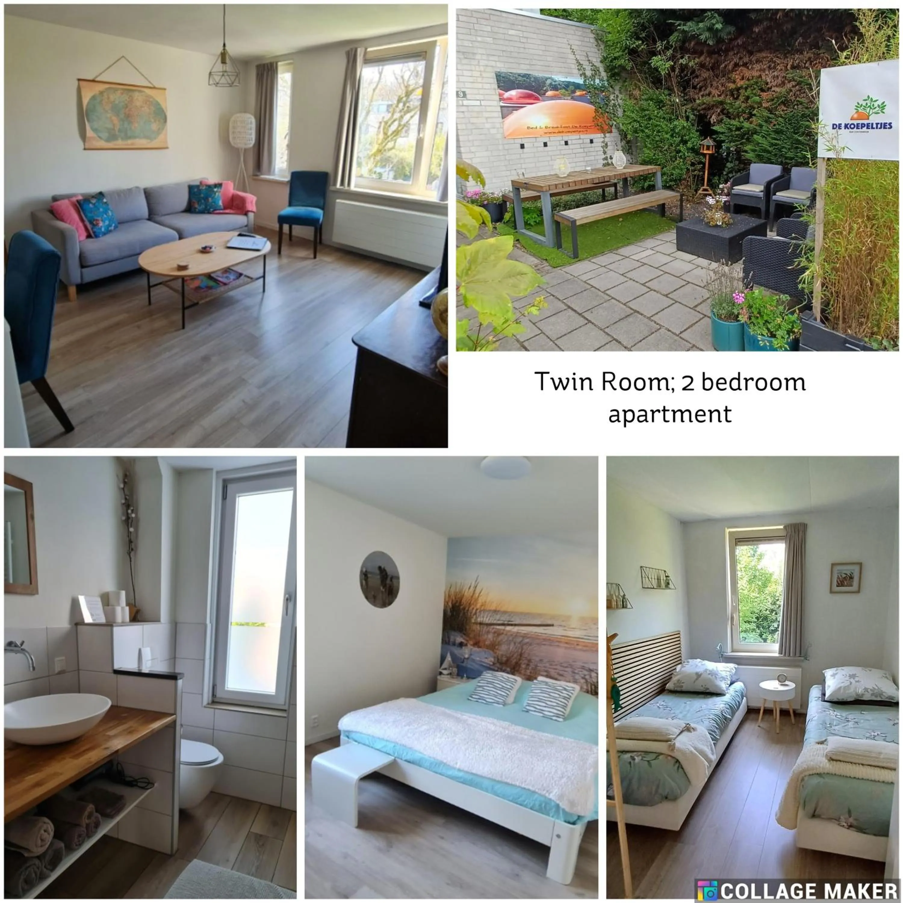 Bed in Bed & Breakfast de Koepeltjes