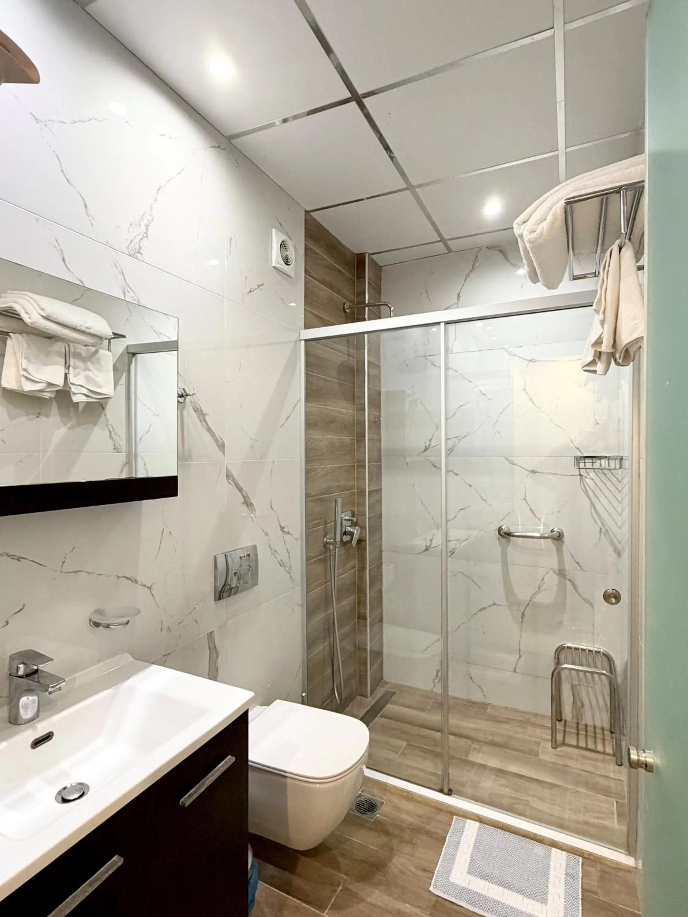 Bathroom in Olympic Hotel