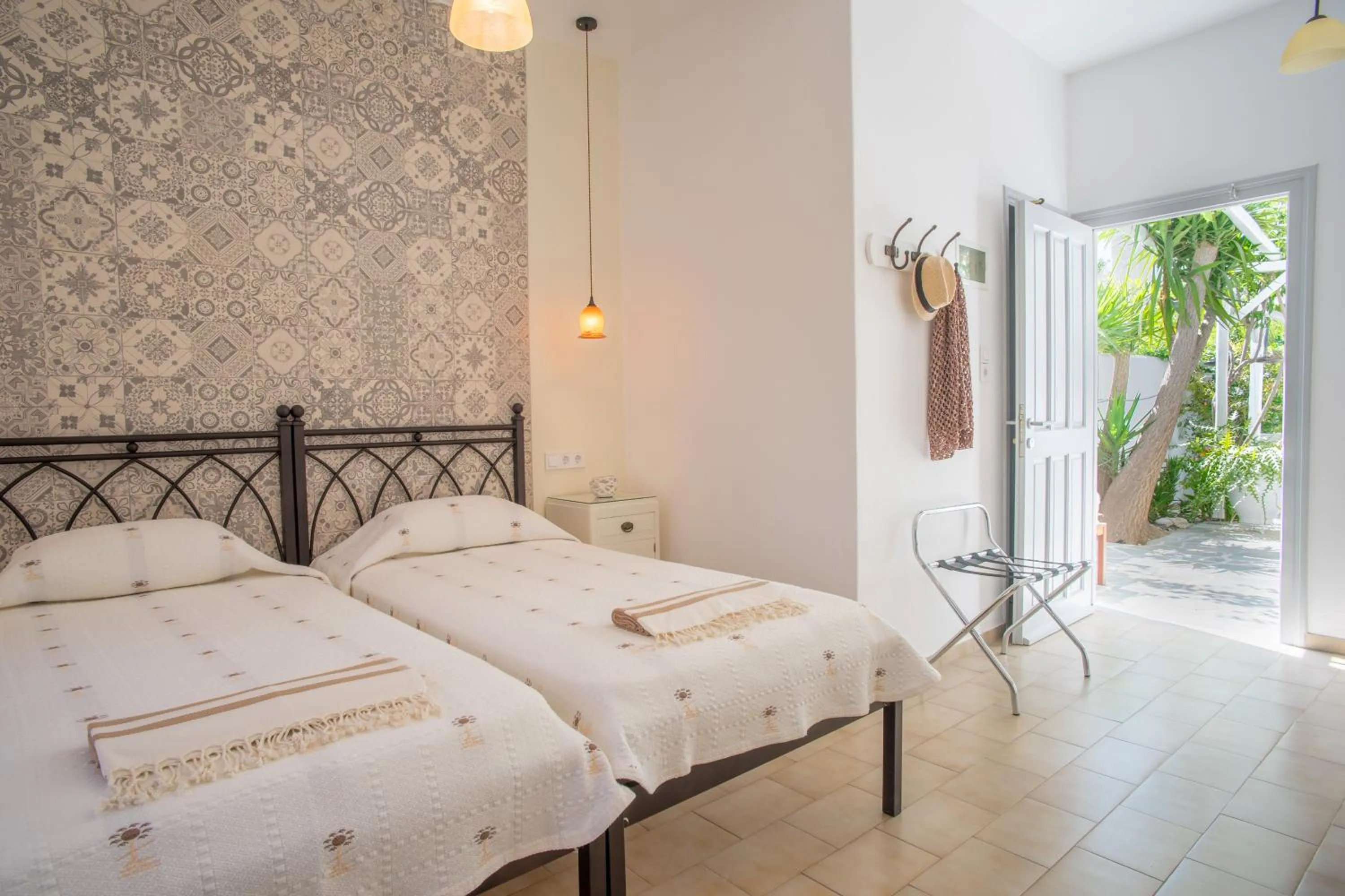 Bed in Cyclades Studios