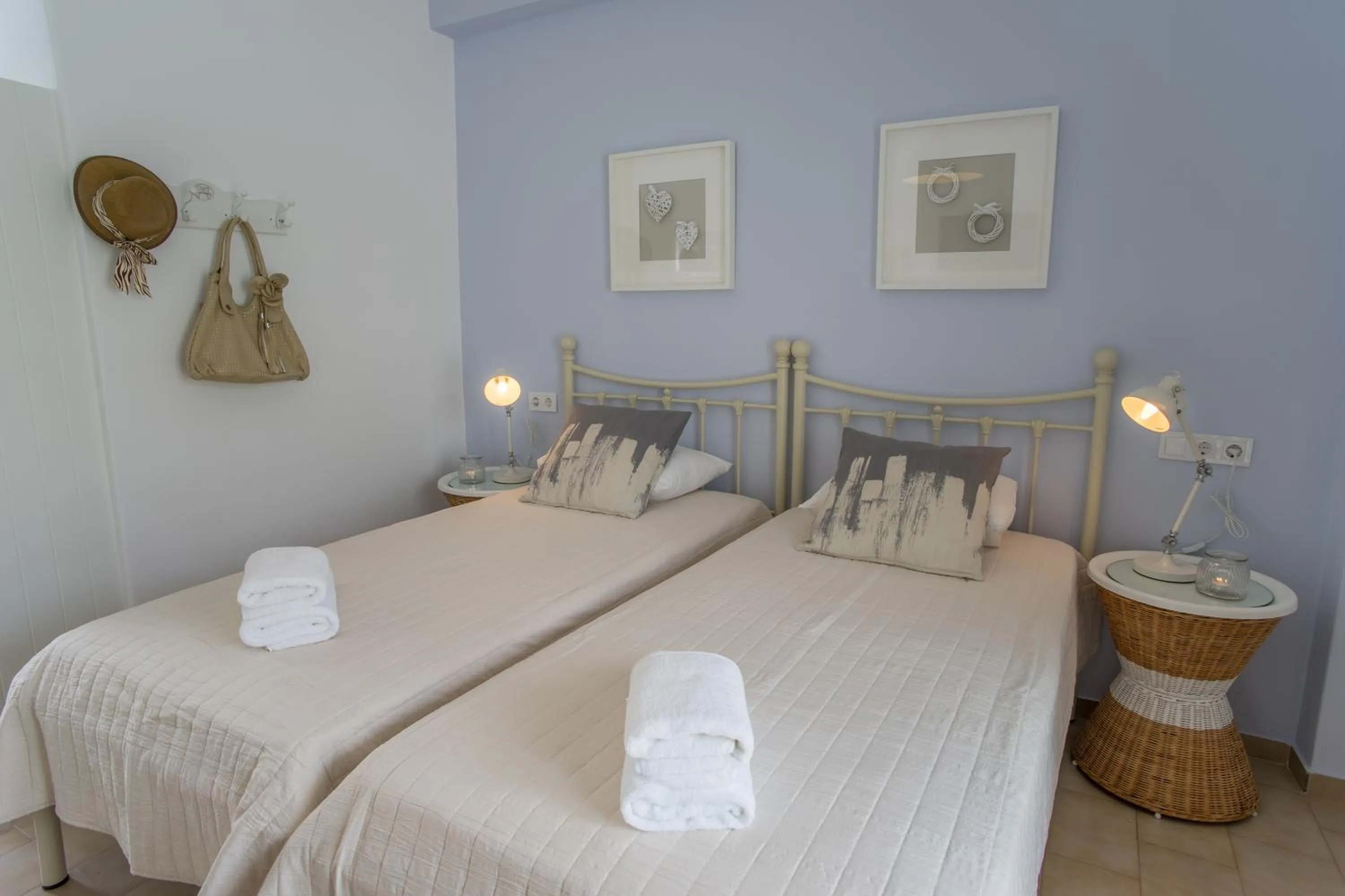 Bed in Cyclades Studios