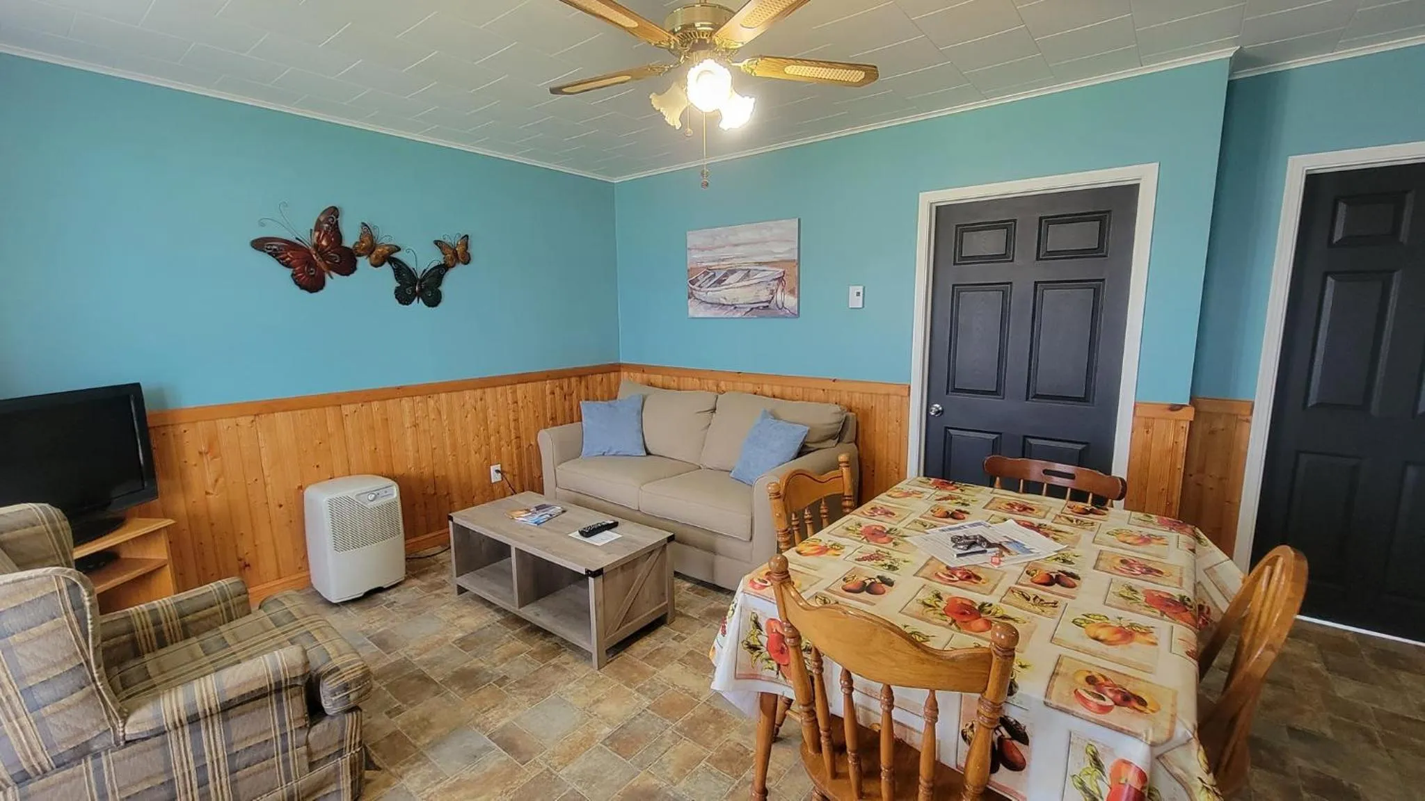 Living room in Codroy Valley Cottage Country