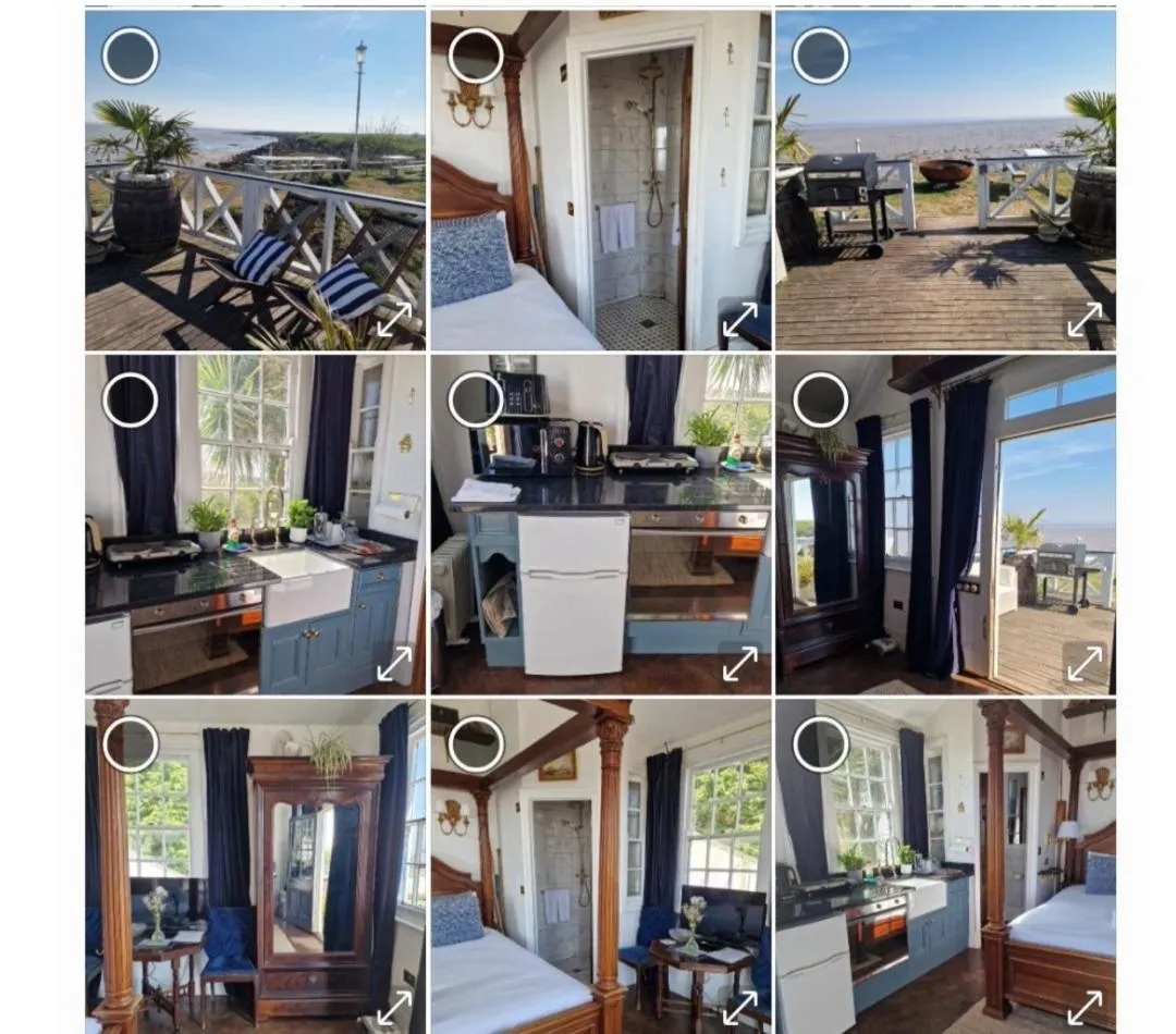 Kitchen or kitchenette in The West Usk Lighthouse Lightkeepers Lodge