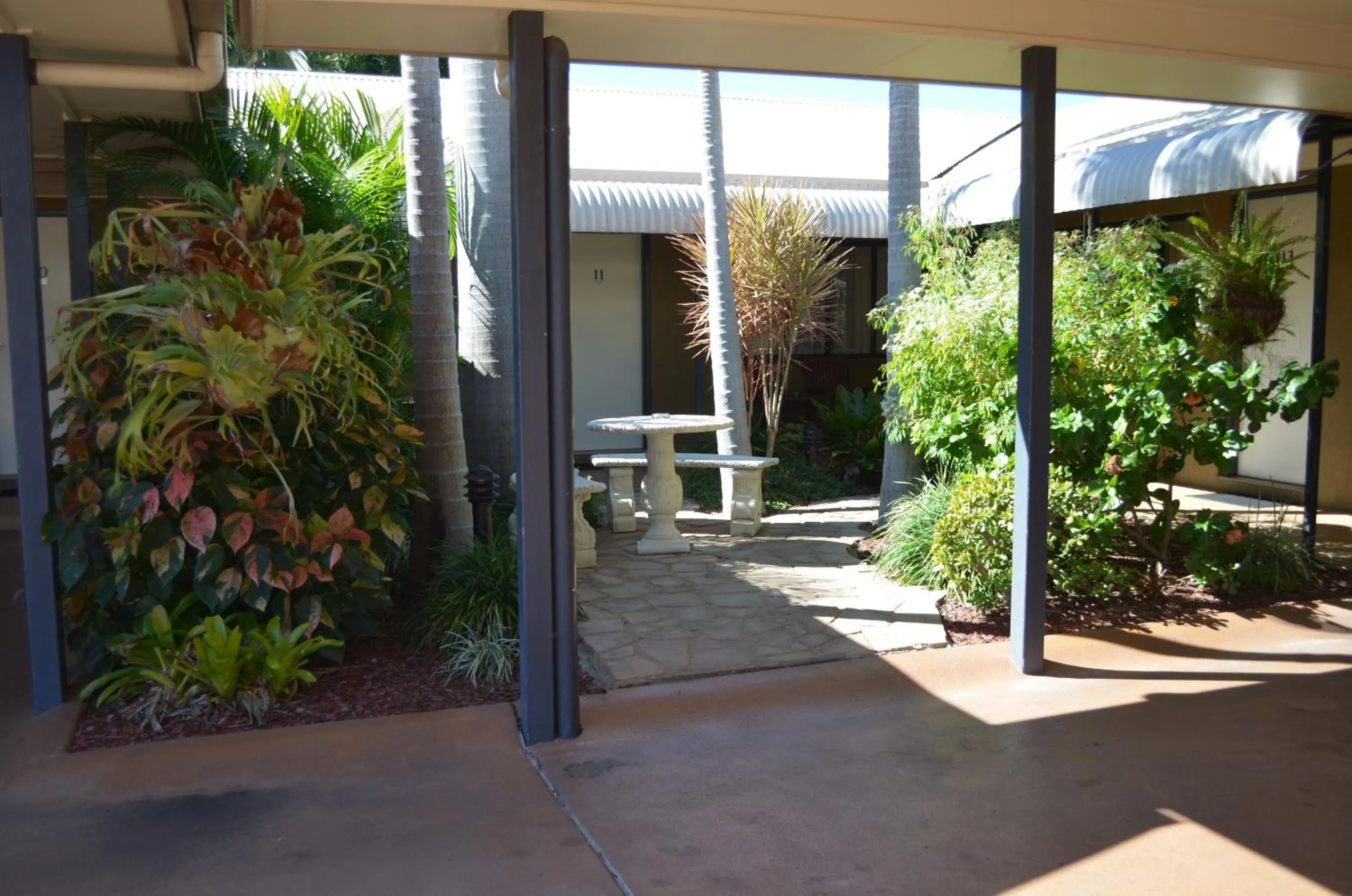 Garden in Rockhampton Palms Motor Inn