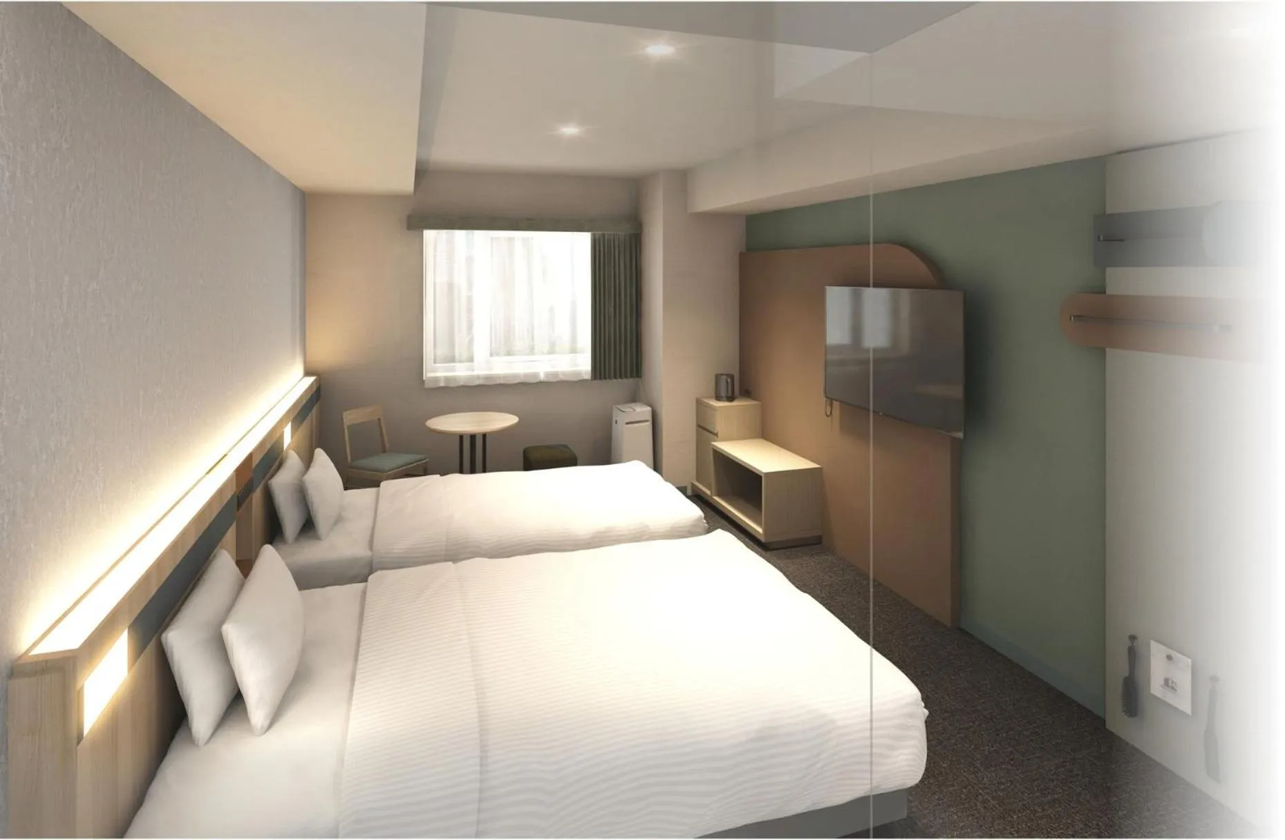 Twin Room with Extra Bed - Non-Smoking in Hotel Lumiere Nishikasai