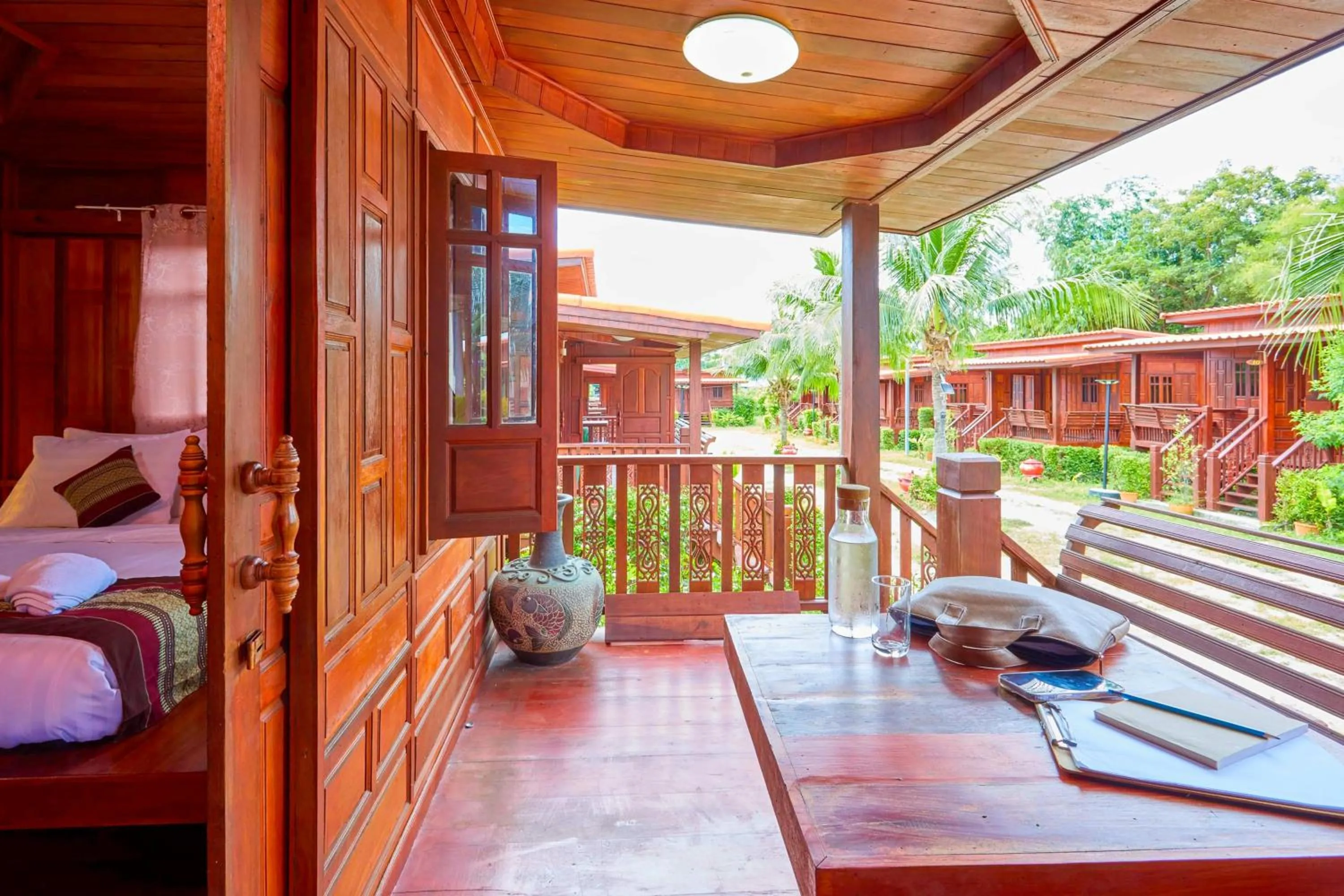 Balcony/Terrace in SCN Resort and Spa Rayong