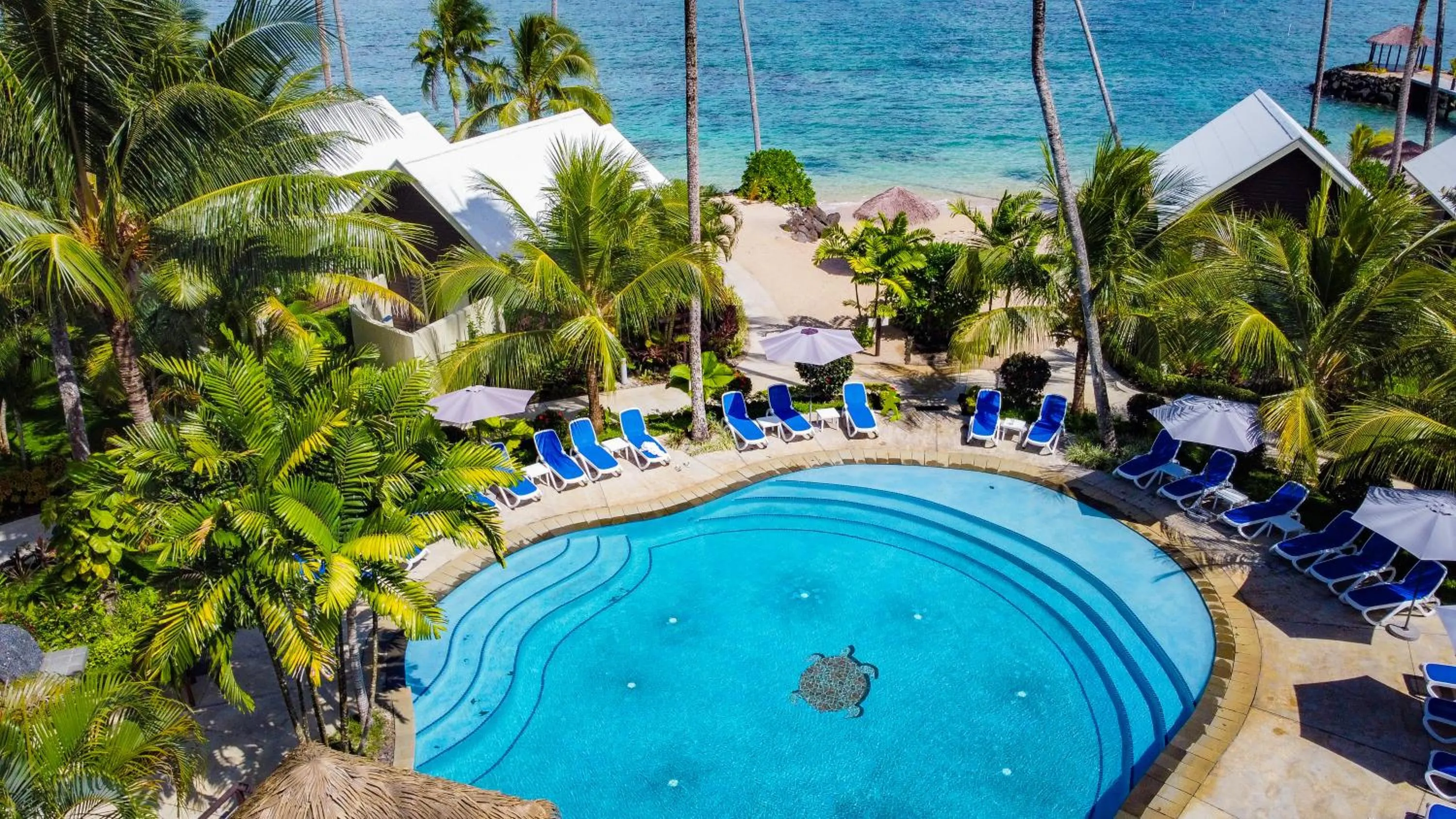 Pool view in Saletoga Sands Resort & Spa