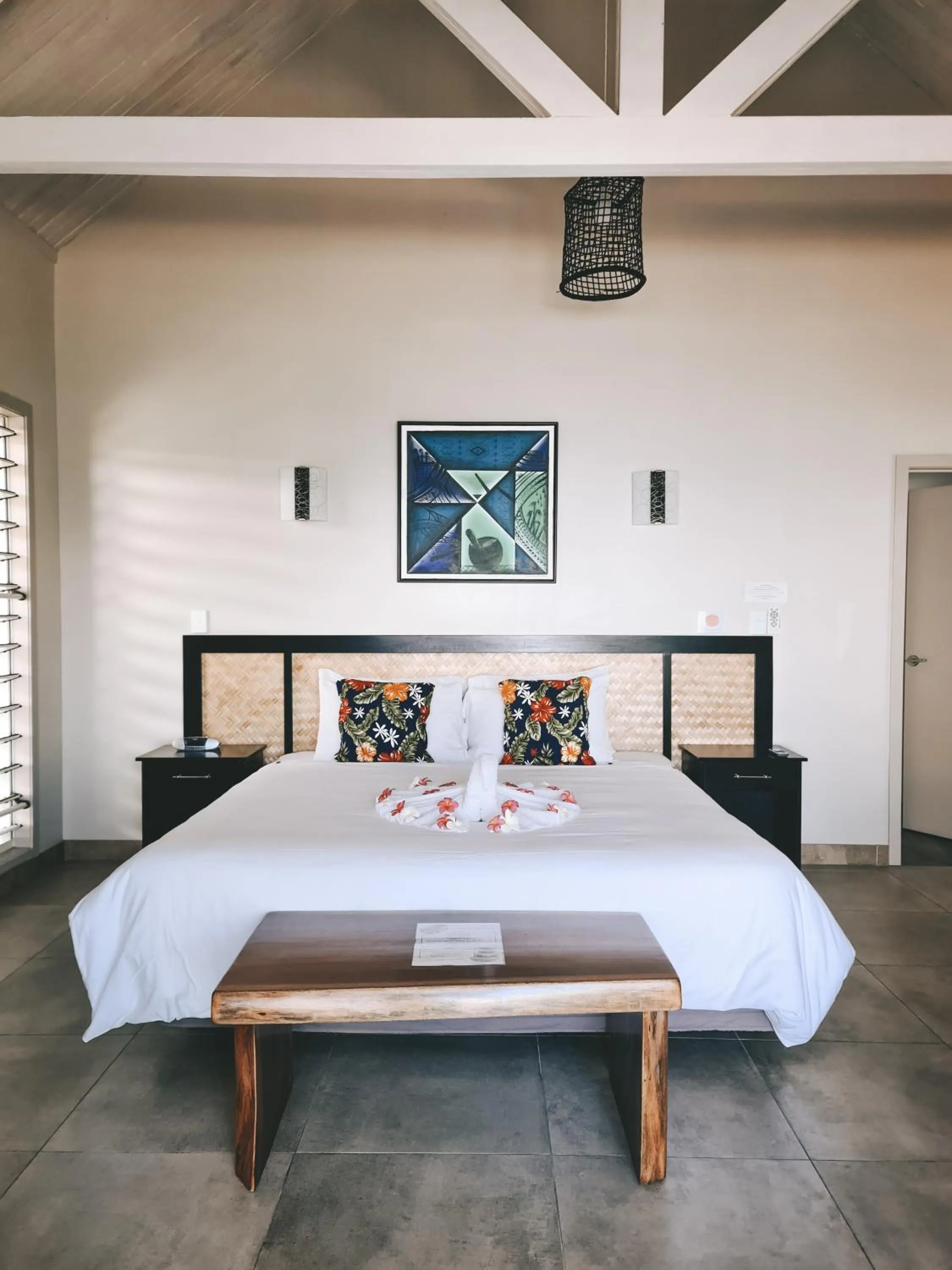 Bed in Saletoga Sands Resort & Spa