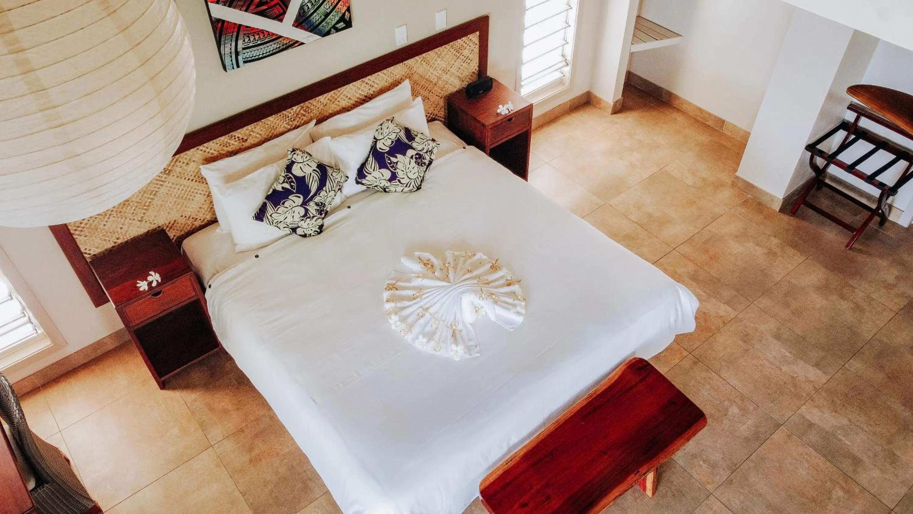 Bed in Saletoga Sands Resort & Spa