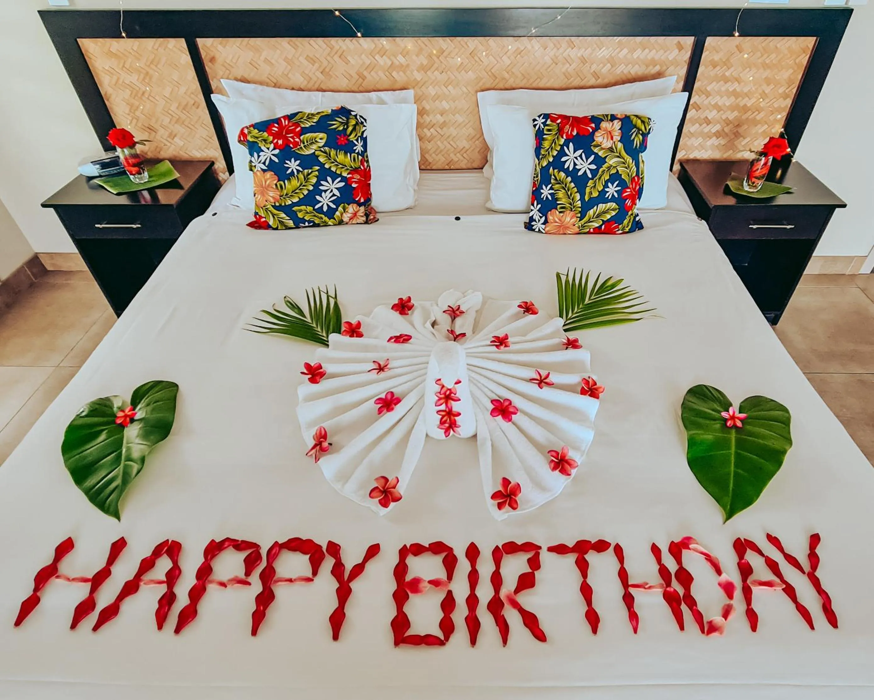 Bed in Saletoga Sands Resort & Spa