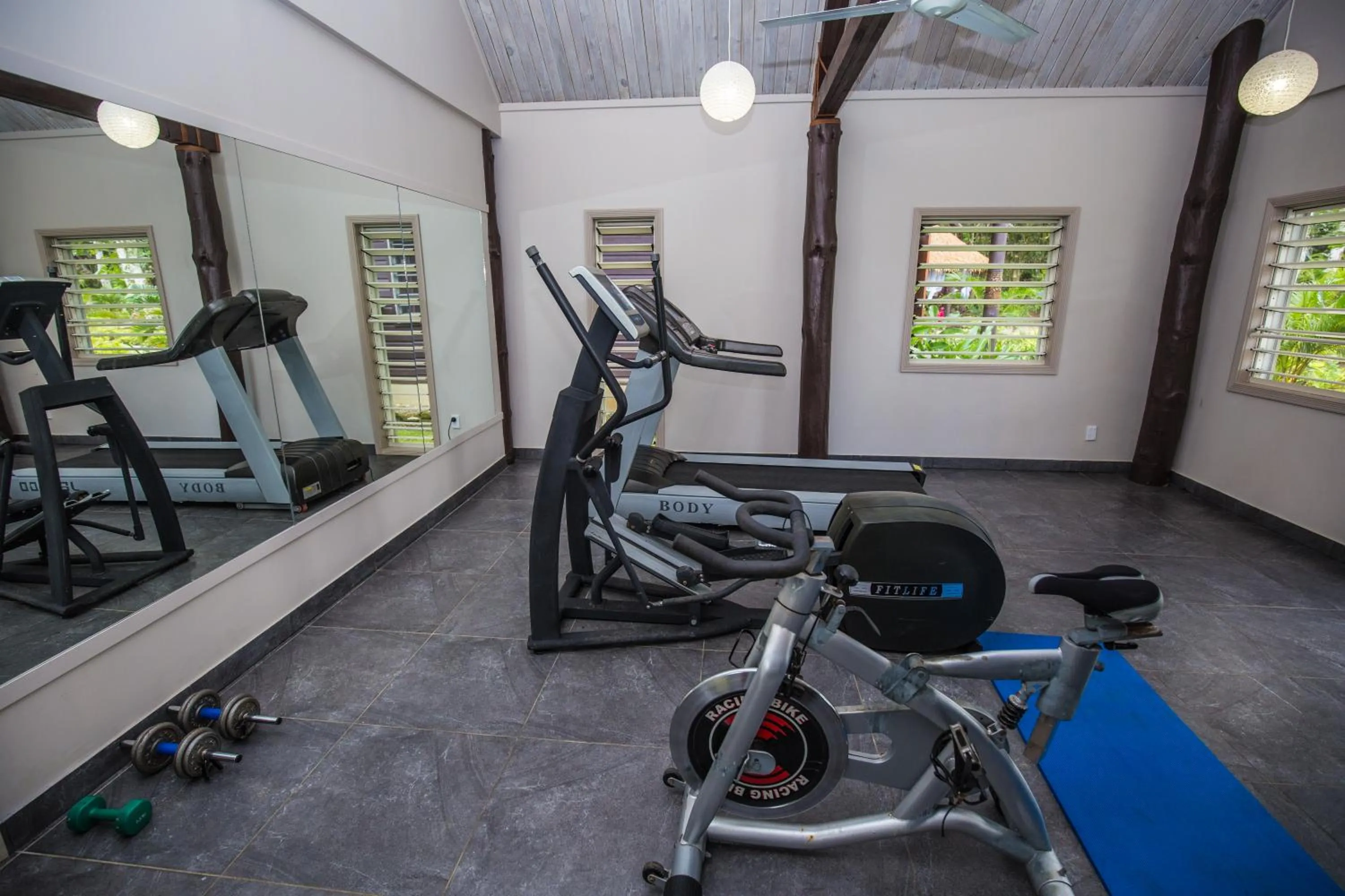 Fitness centre/facilities in Saletoga Sands Resort & Spa