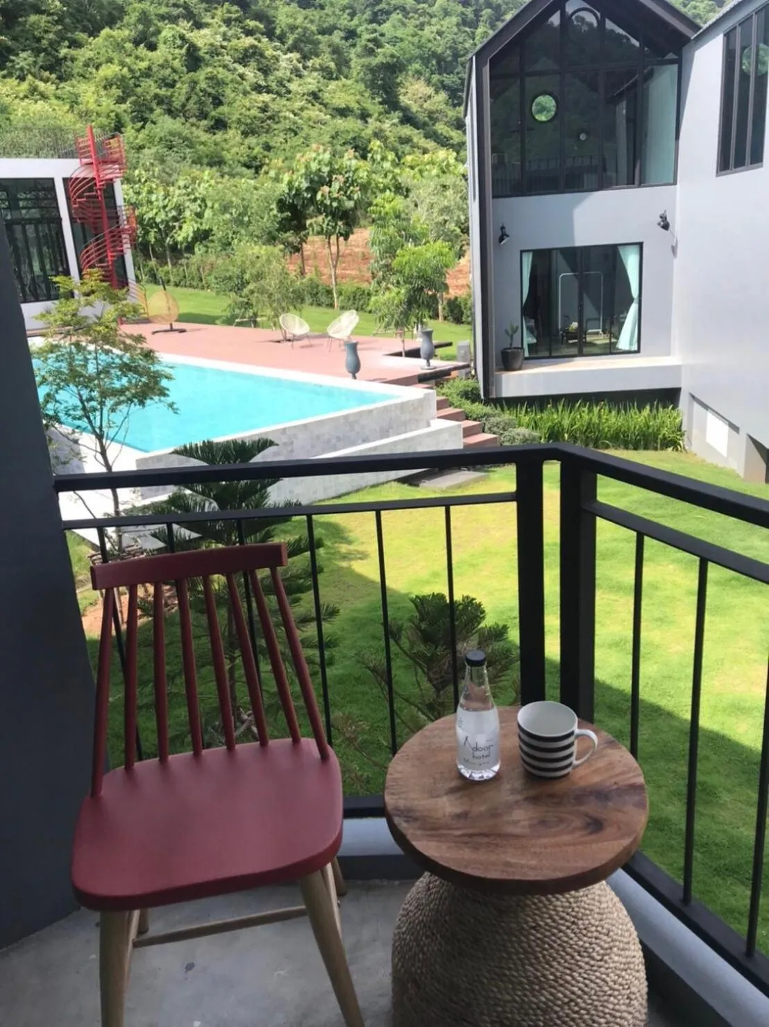 Balcony/Terrace in Adoor hotel Khao Yai