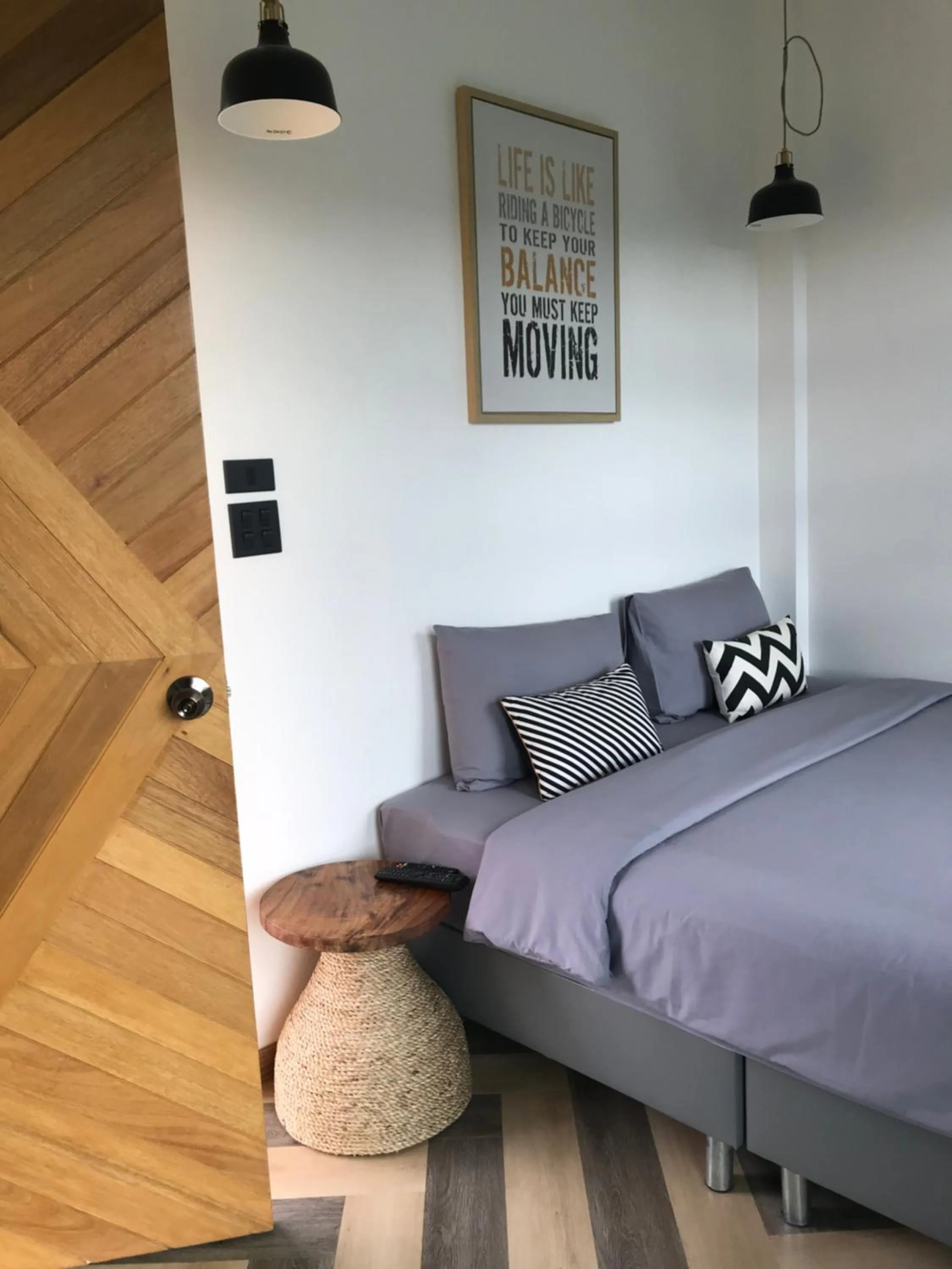 Bed in Adoor hotel Khao Yai