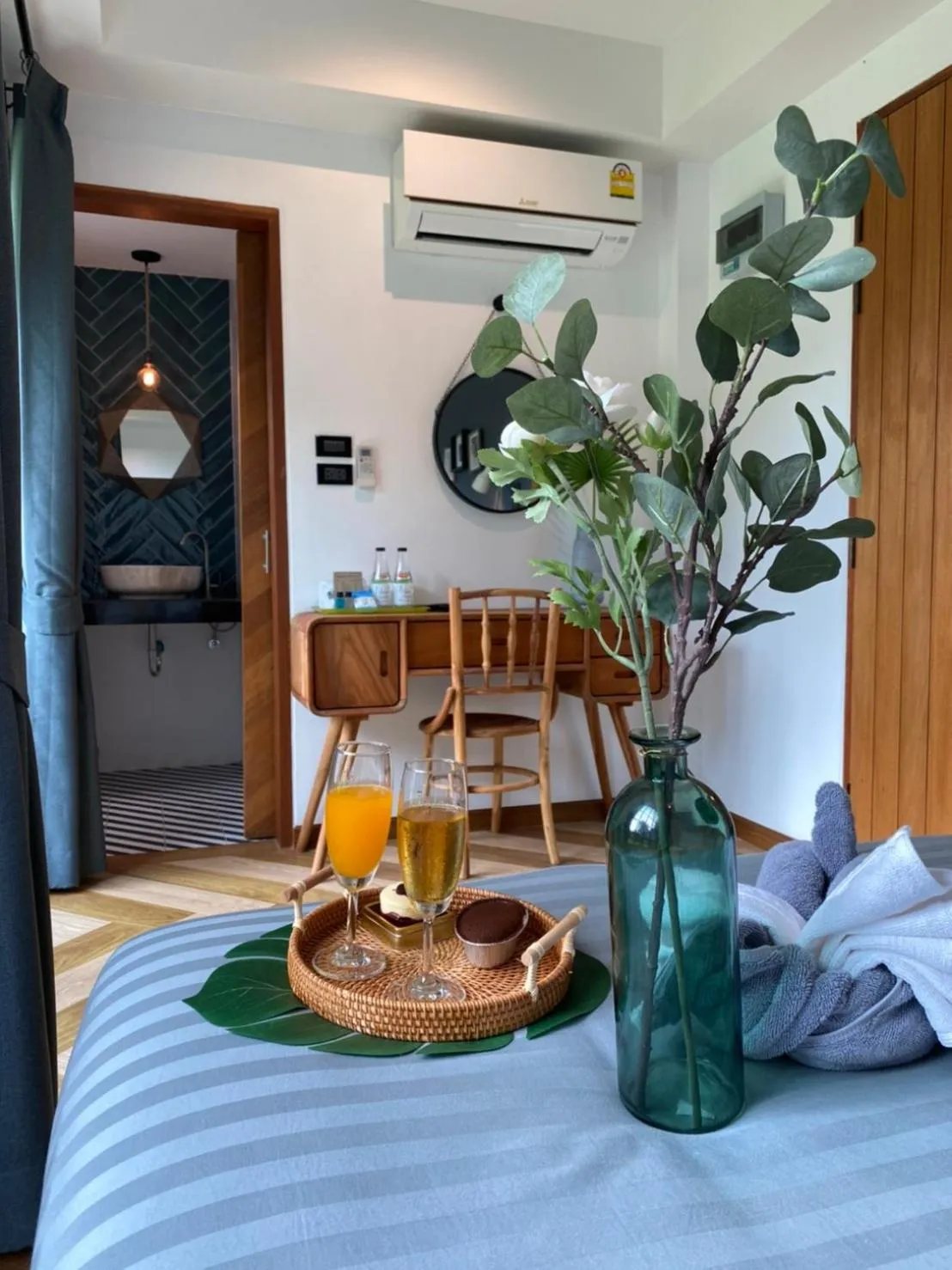 Photo of the whole room, Bed in Adoor hotel Khao Yai