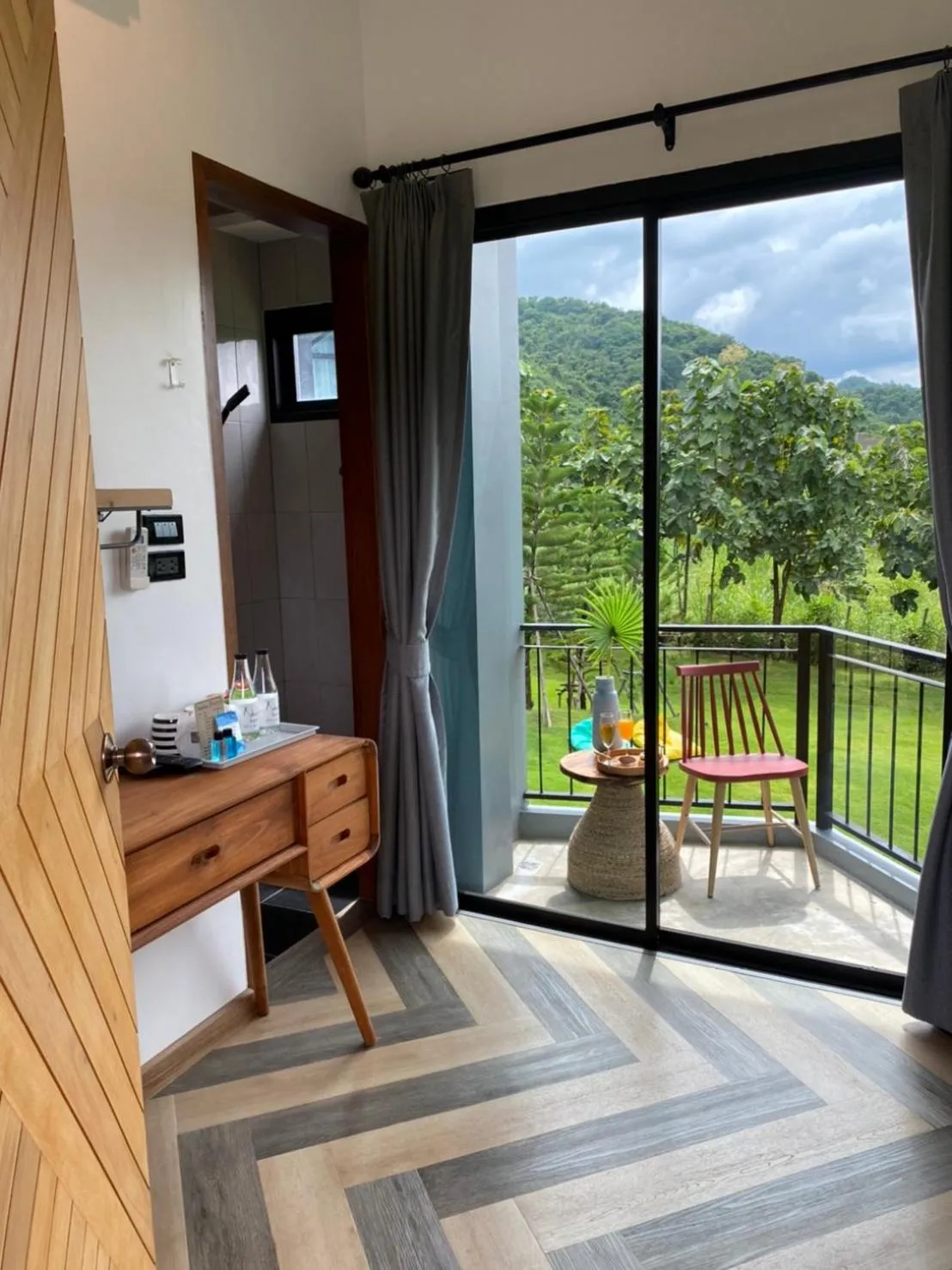 Balcony/Terrace in Adoor hotel Khao Yai