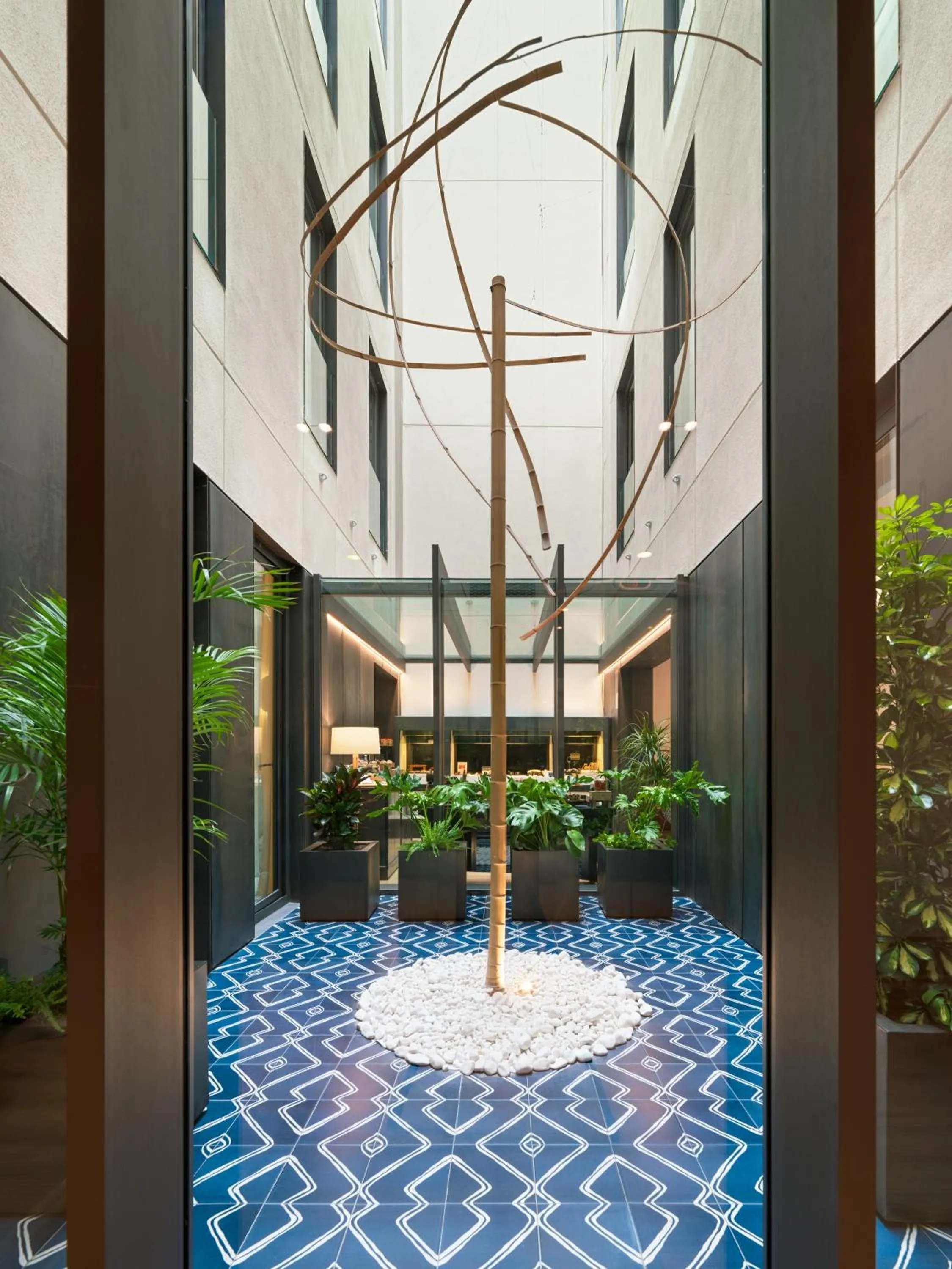 Patio in H10 Port Vell 4* Sup