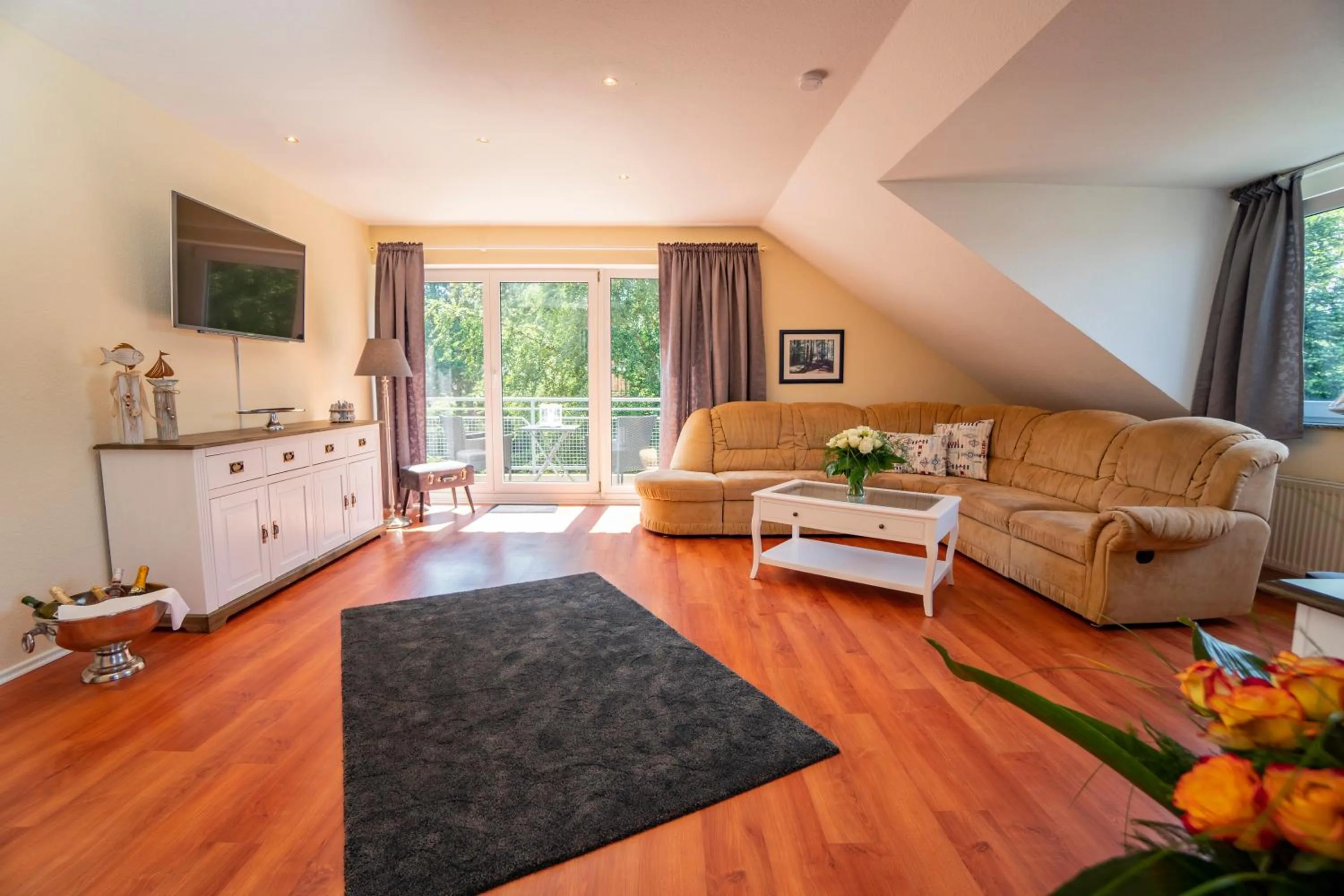 Living room in Dieksee-Eck am See