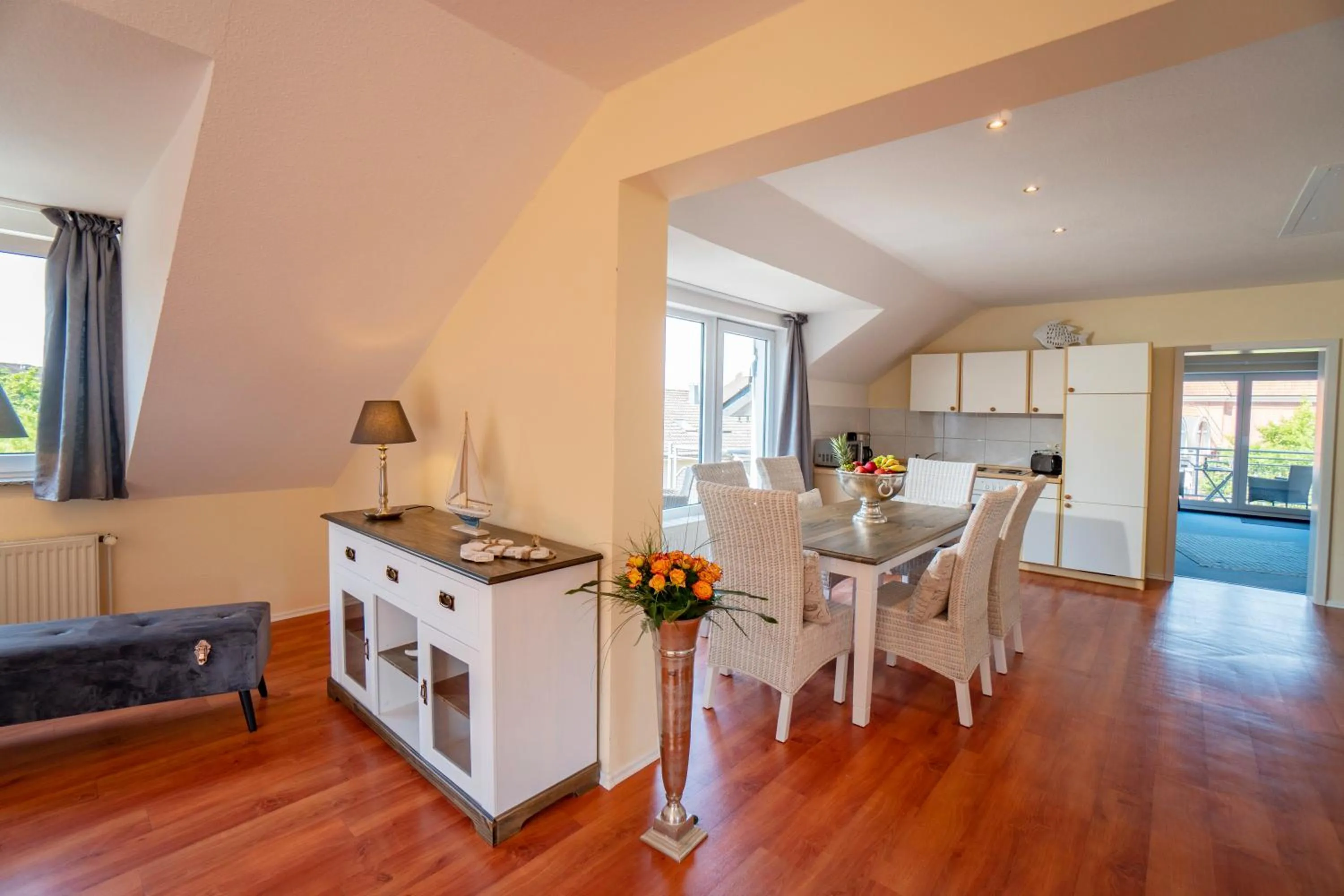 Kitchen or kitchenette in Dieksee-Eck am See