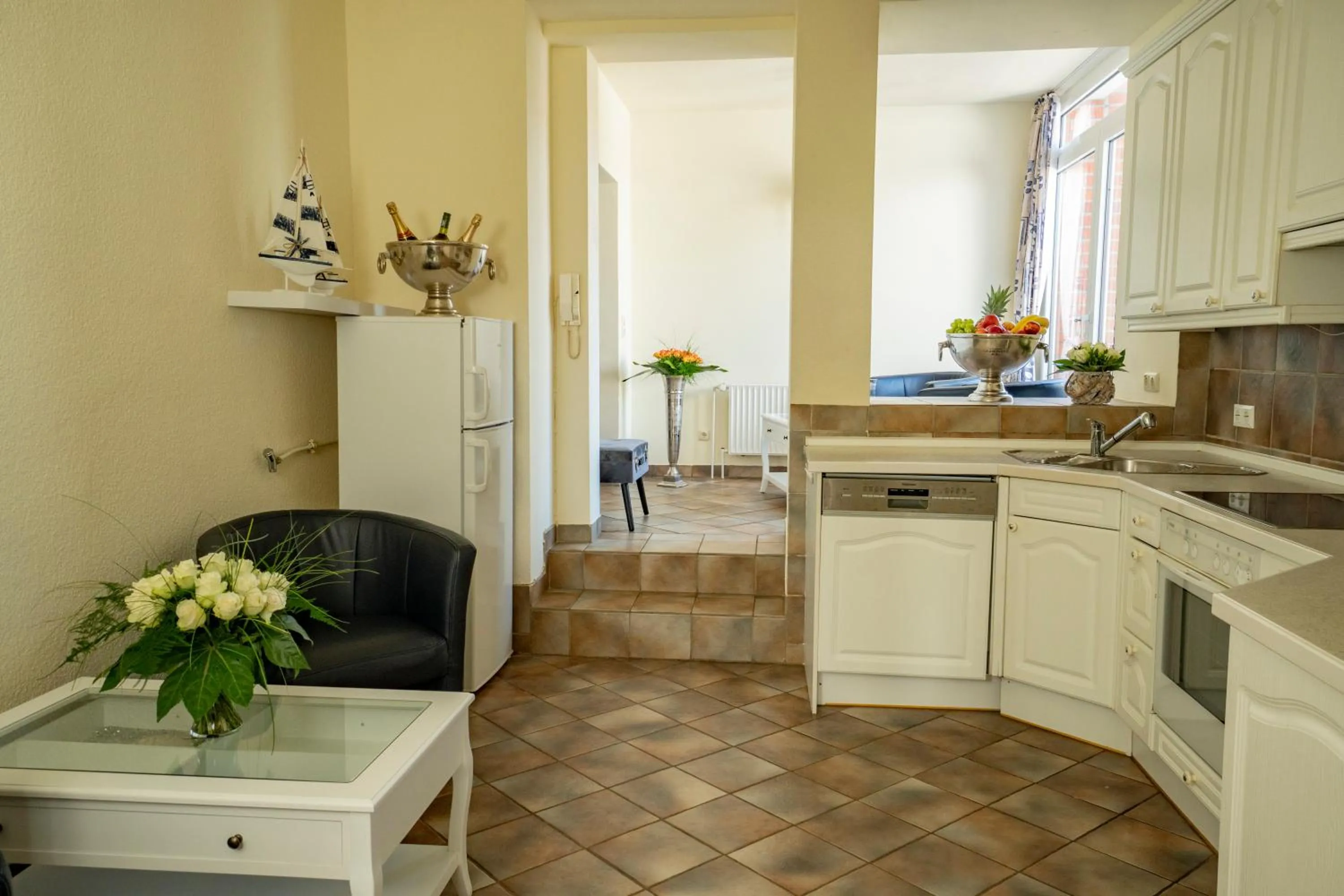 Kitchen or kitchenette in Dieksee-Eck am See