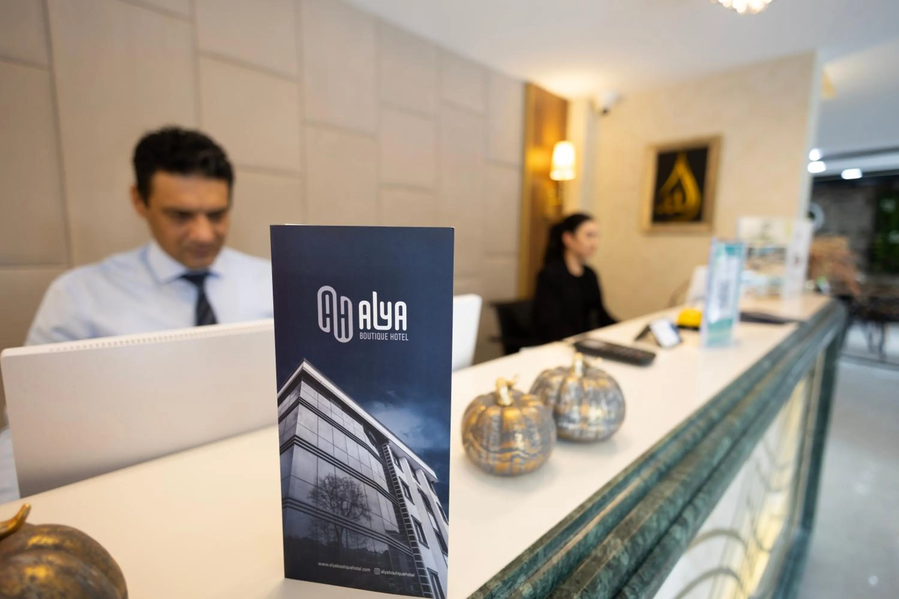 Lobby or reception in Alya Hotel