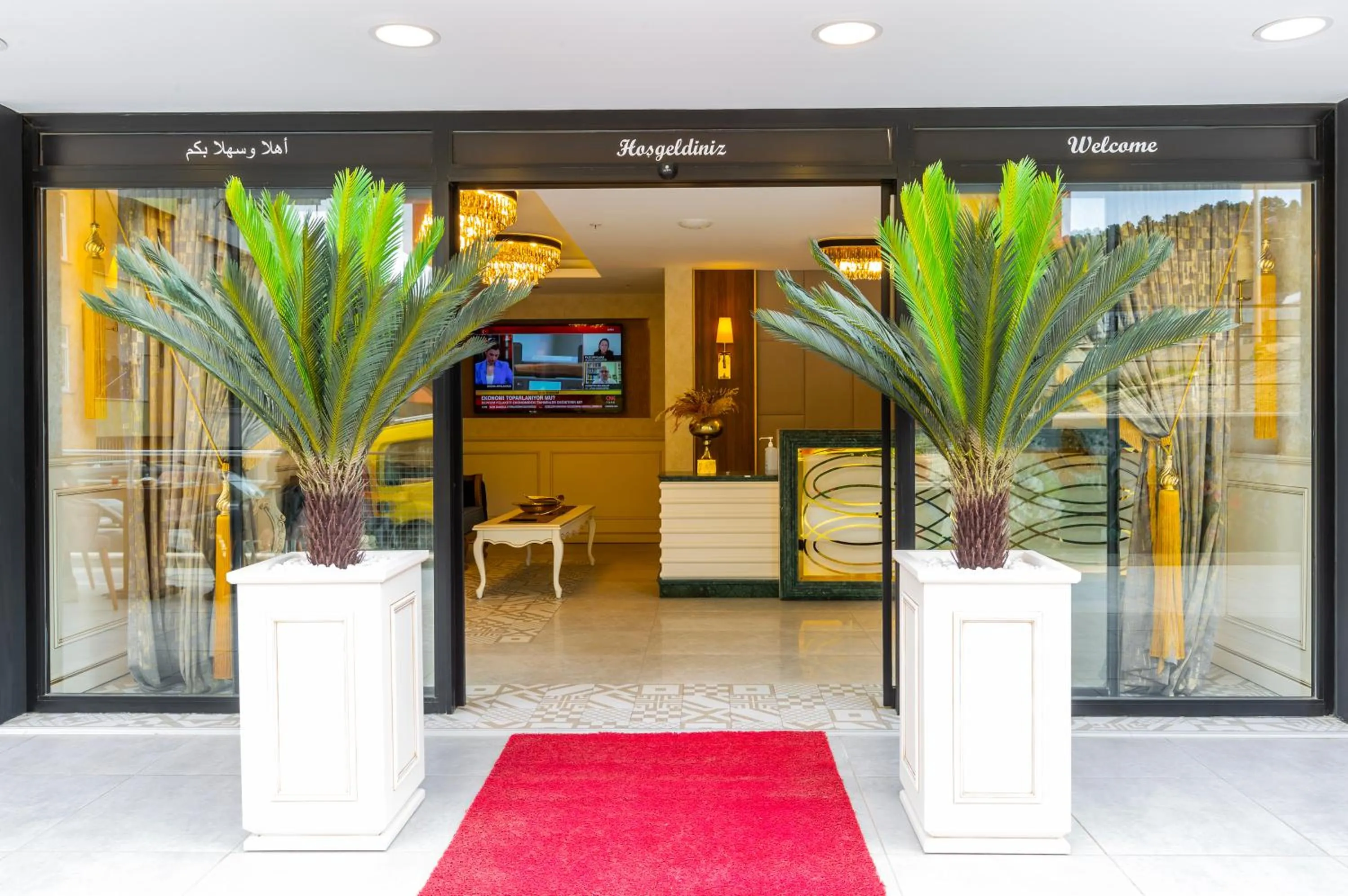 Lobby or reception in Alya Hotel