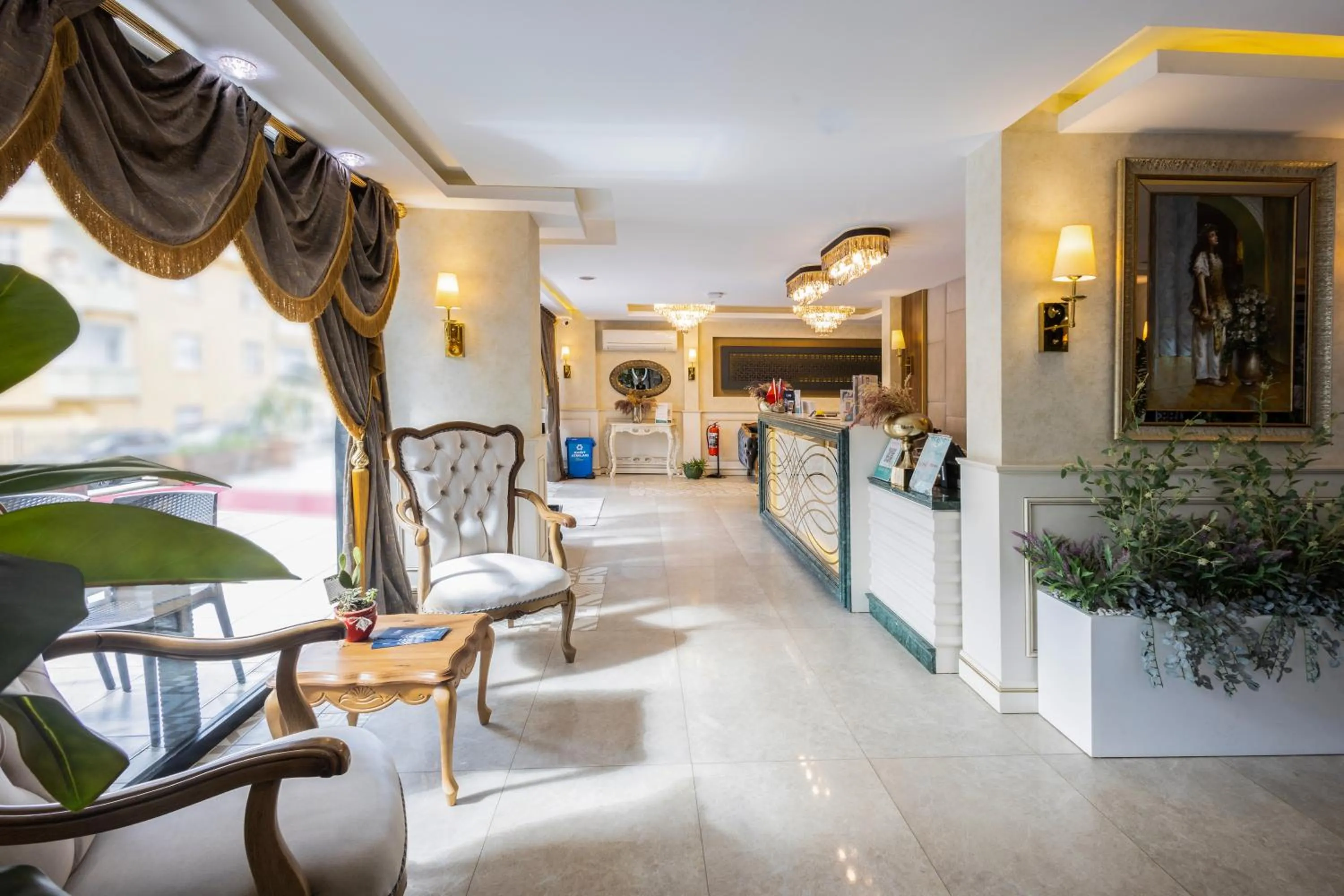 Lobby or reception in Alya Hotel