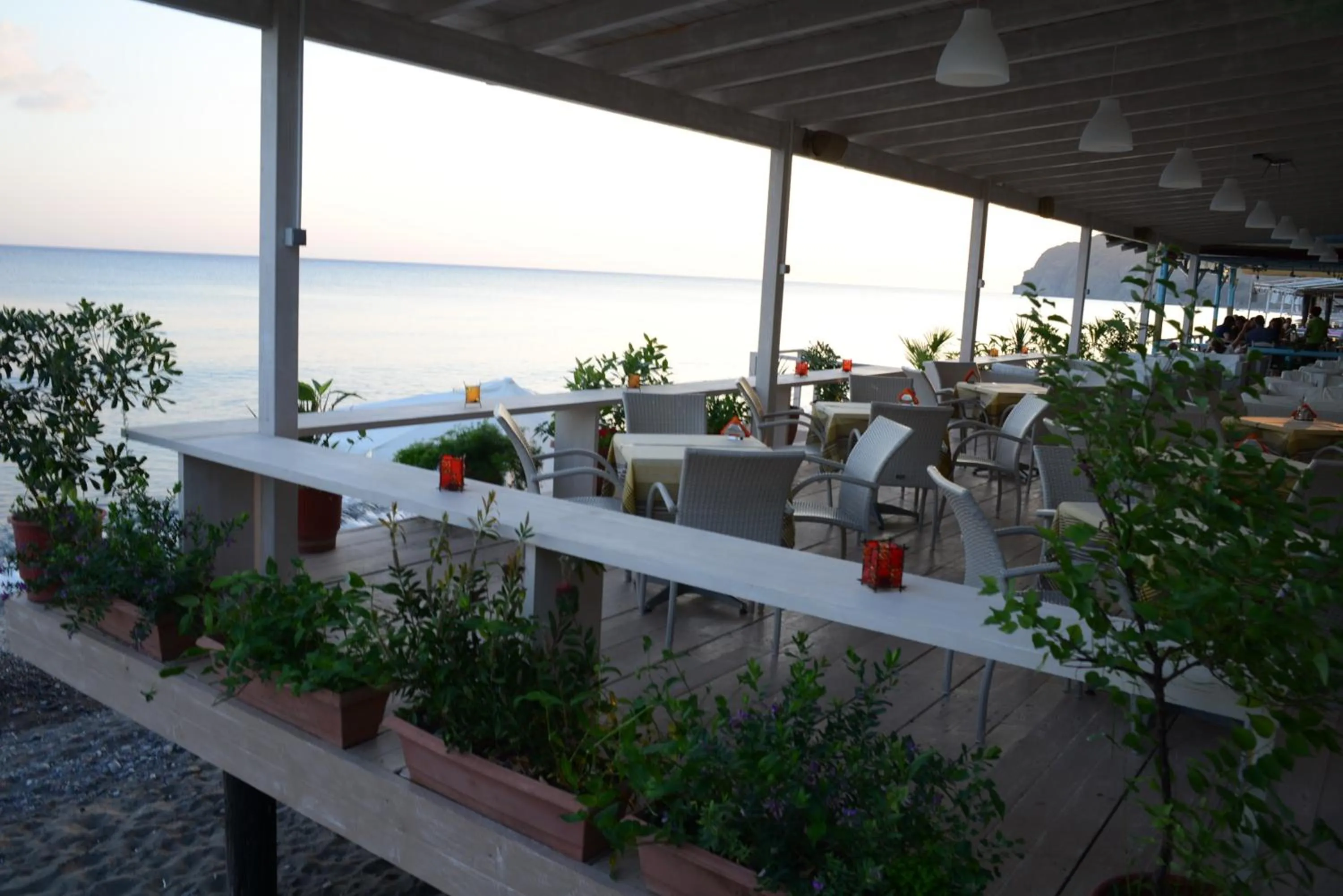 Patio in Sappho Hotel