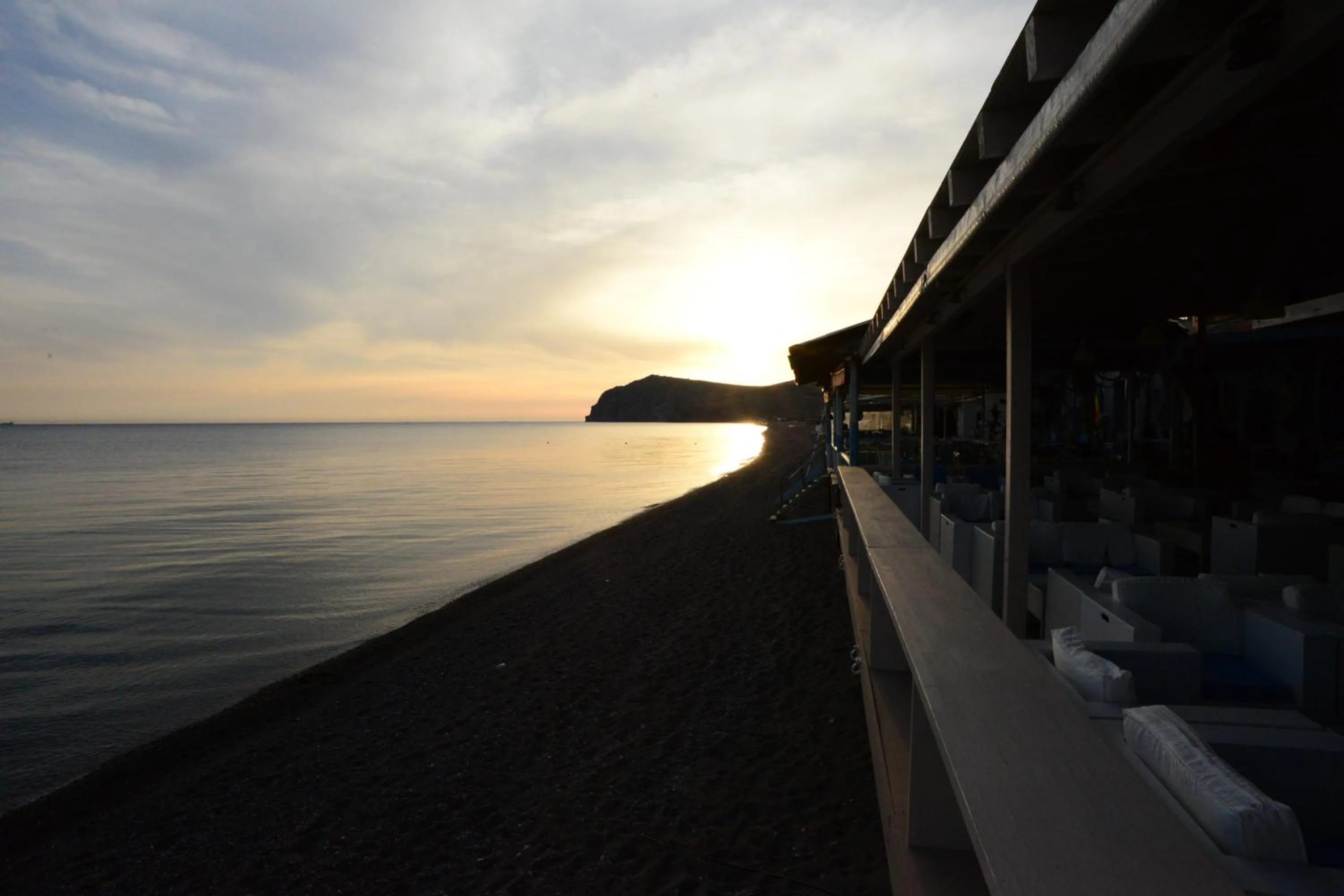 Sunset in Sappho Hotel