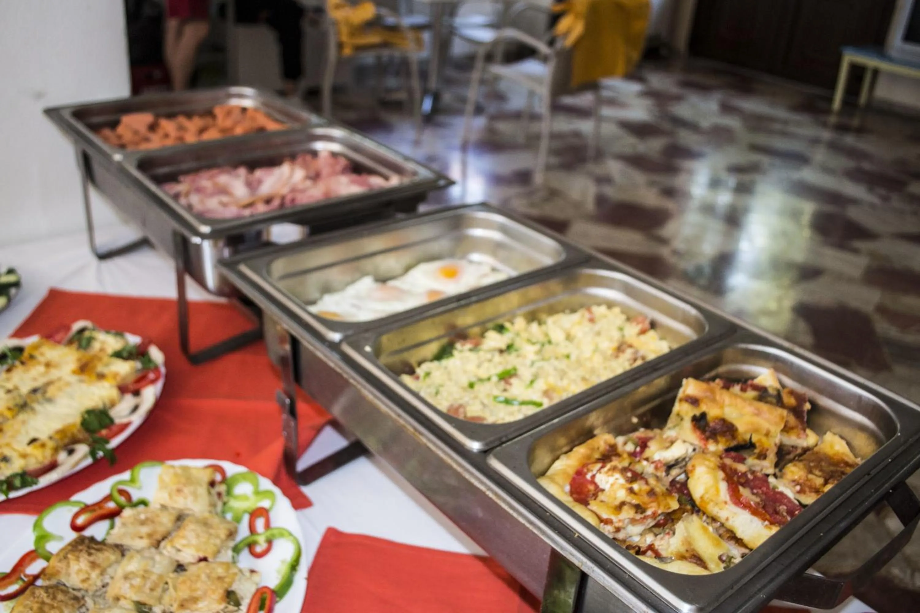 Continental breakfast in Sappho Hotel