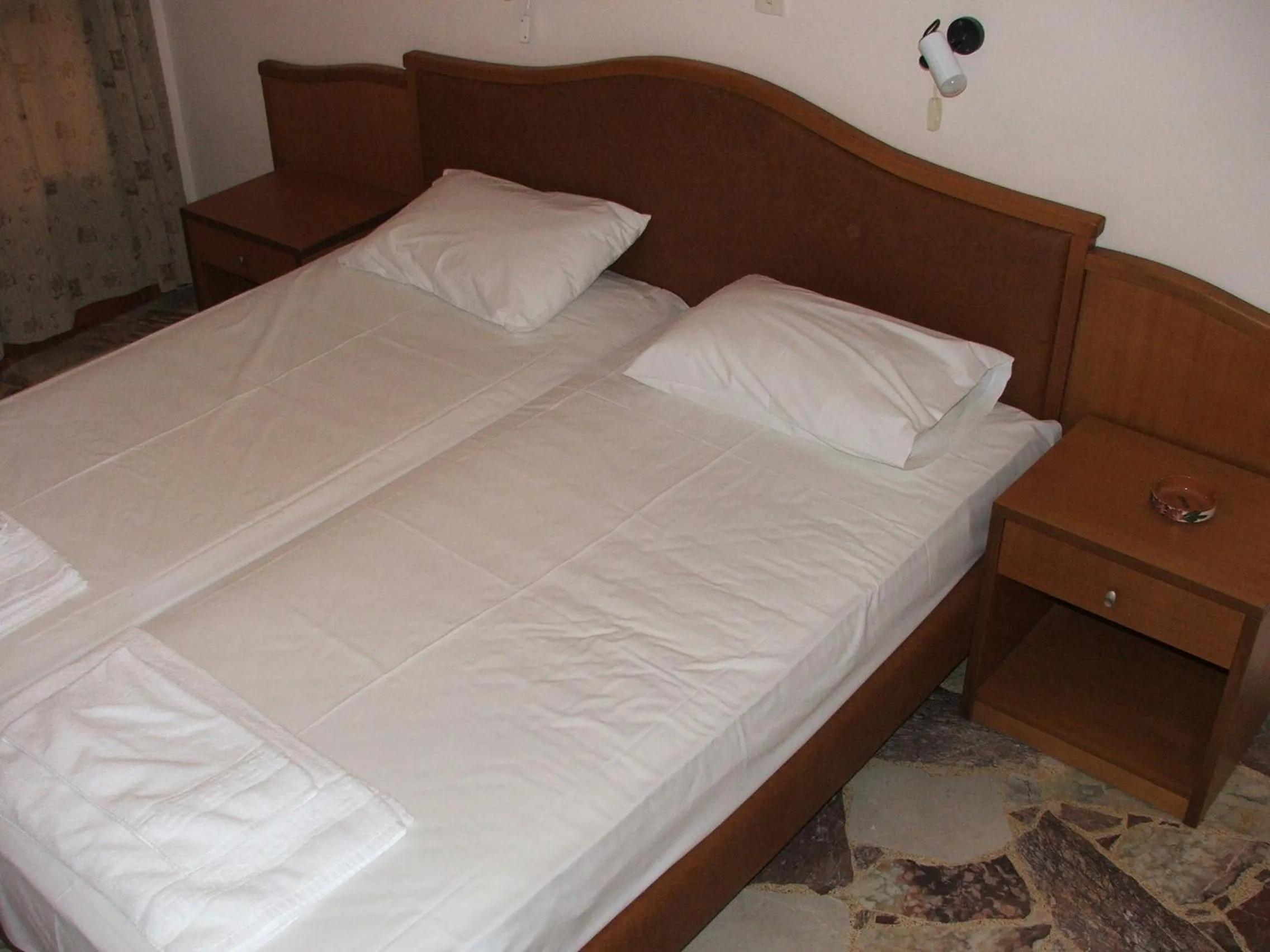 Decorative detail, Bed in Sappho Hotel