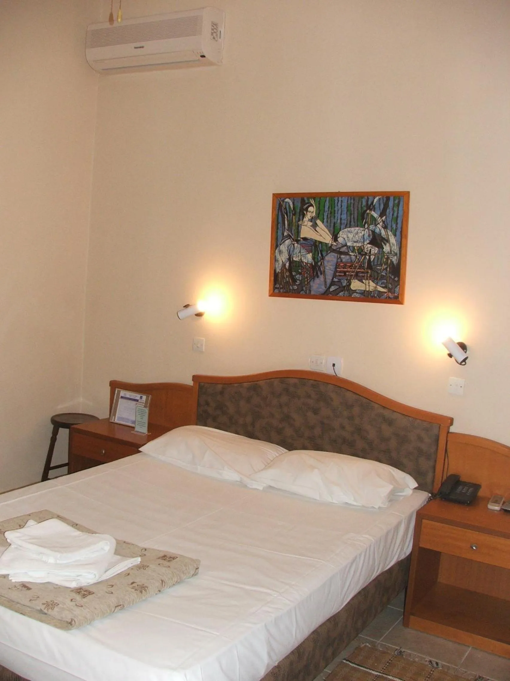 Decorative detail, Bed in Sappho Hotel