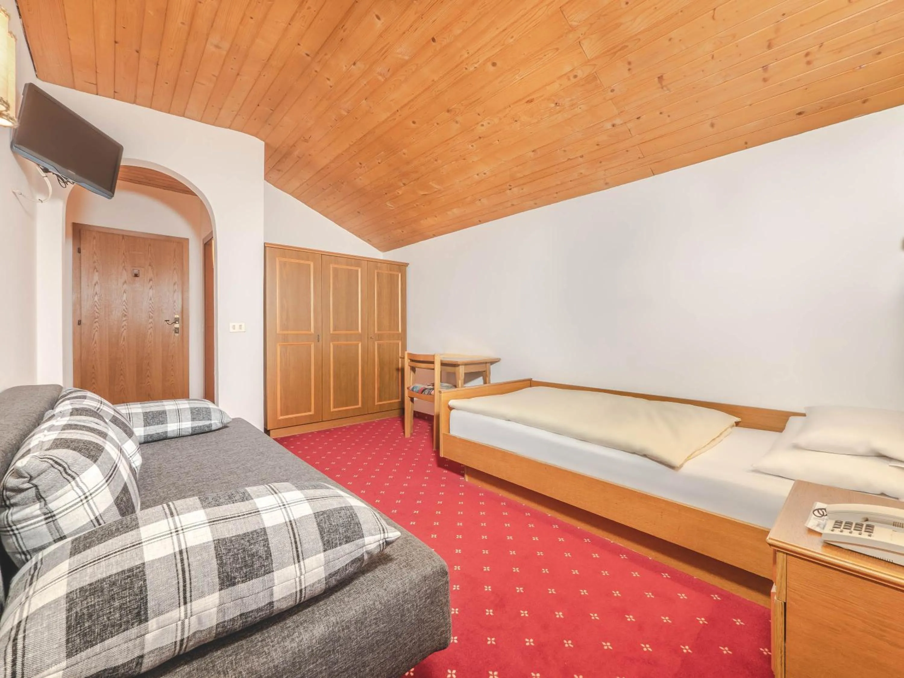 Bed in Hotel Pontives