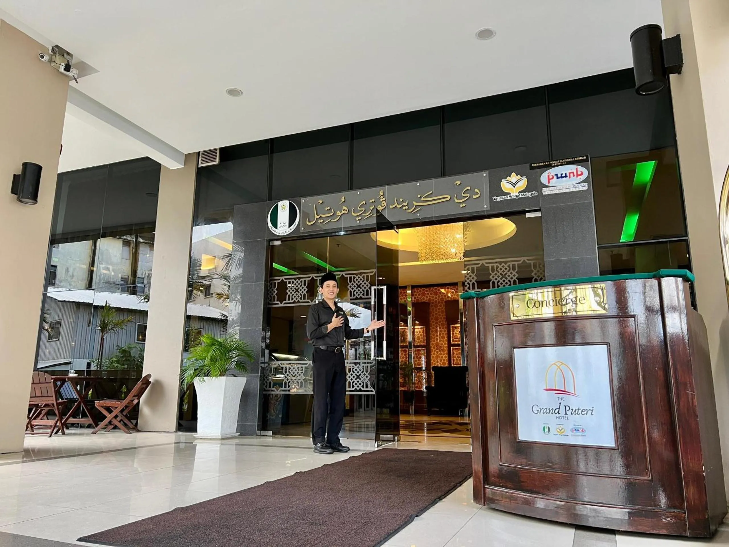 Staff in The Grand Puteri Hotel