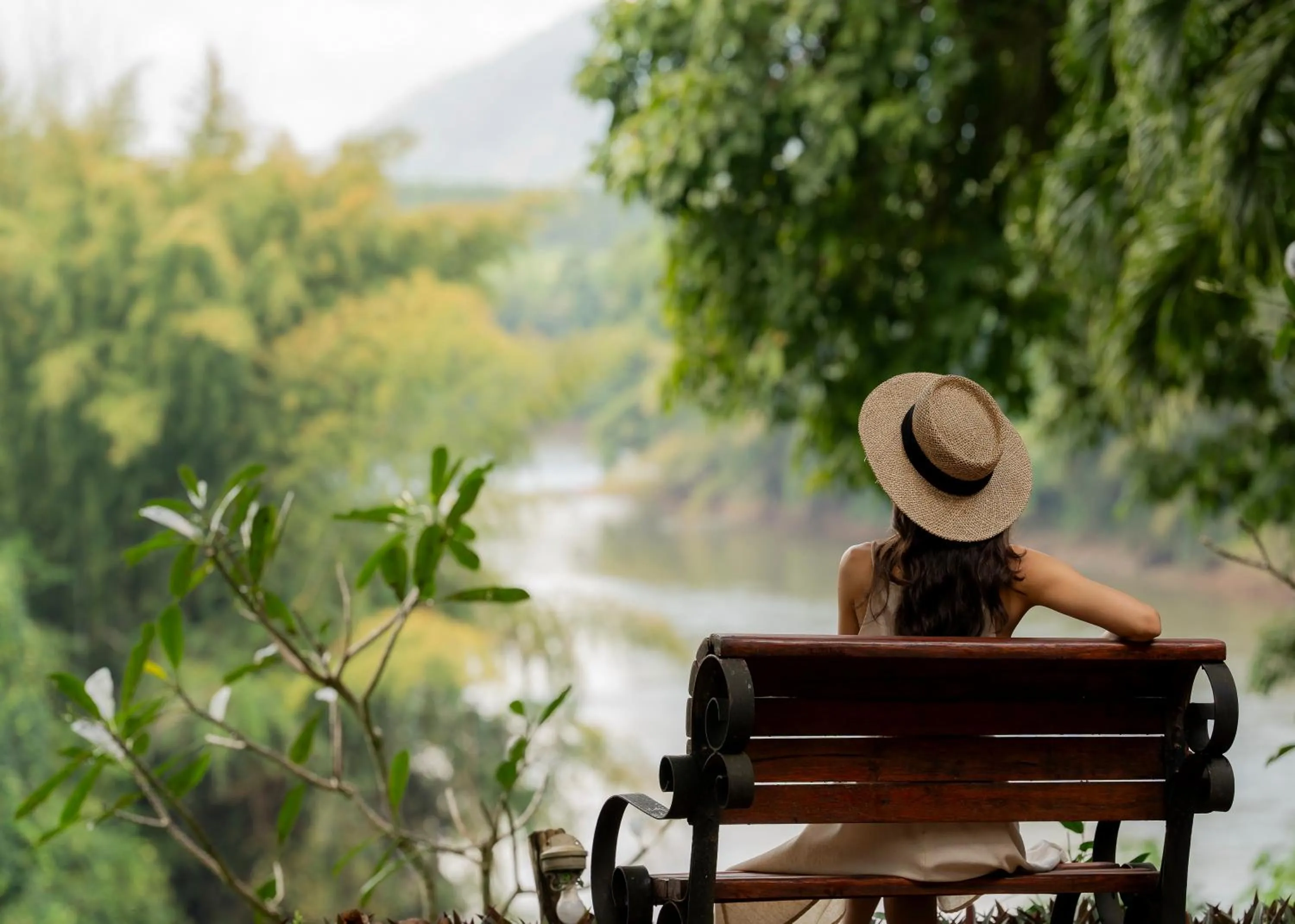 River view in Home Phutoey River Kwai Hotspring & Nature Resort