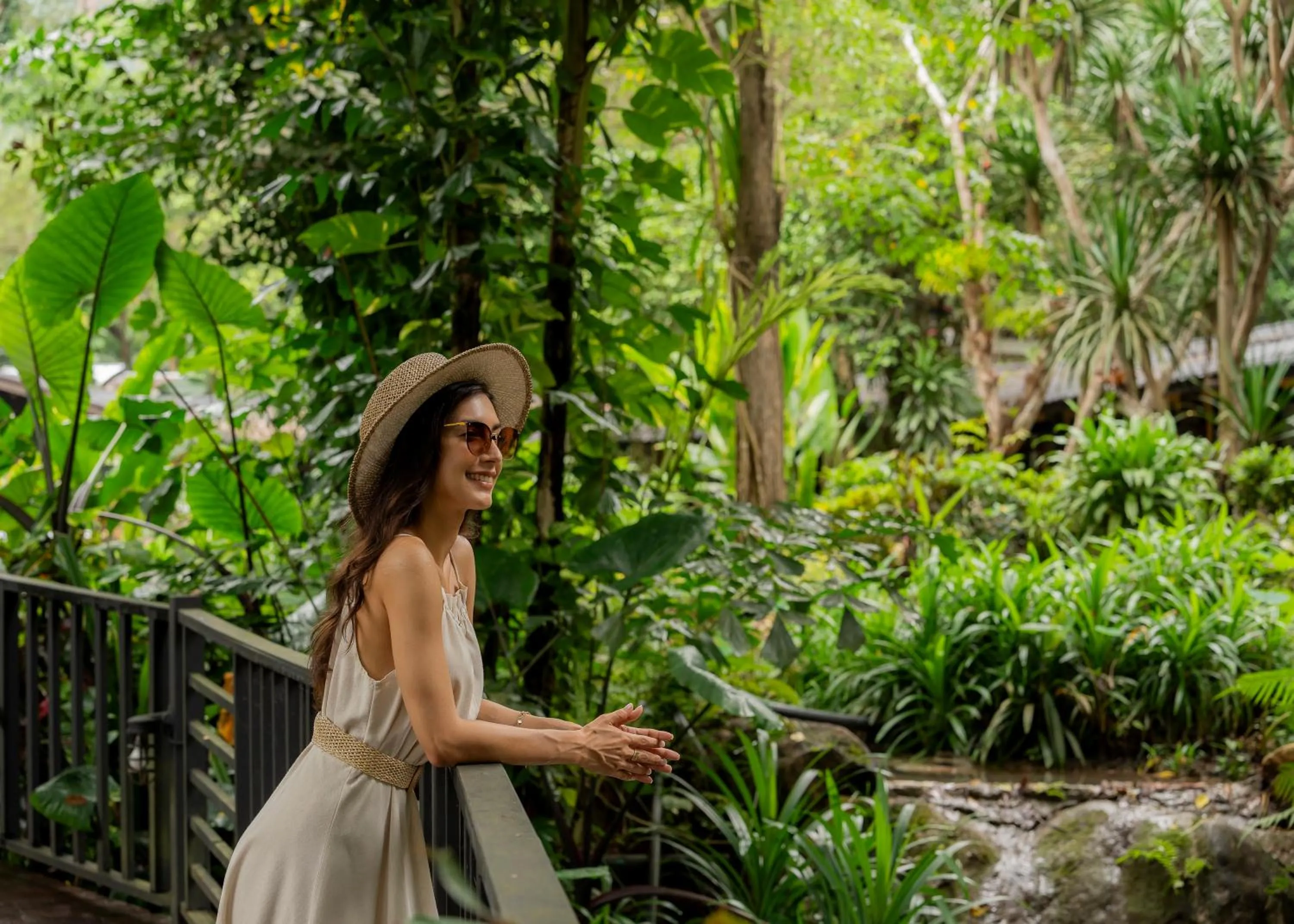 Natural landscape in Home Phutoey River Kwai Hotspring & Nature Resort